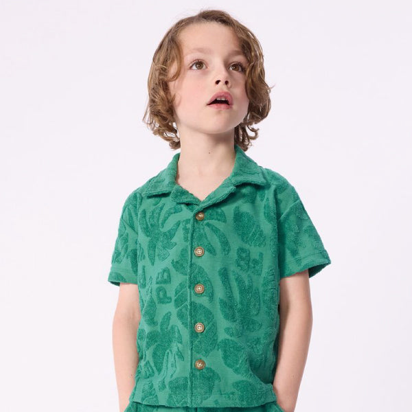 chemise-enfant-en-coton-à-manches-courtes