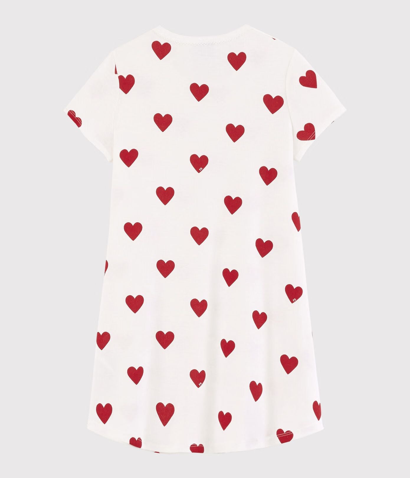 chemise-de-nuit-coeur-petite-fille-en-coton
