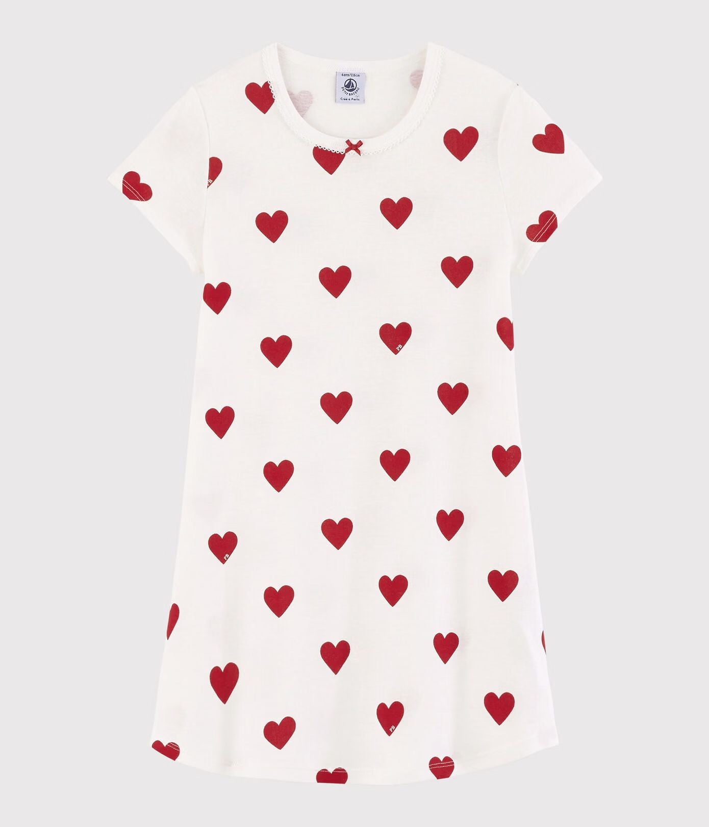chemise-de-nuit-coeur-petite-fille-en-coton