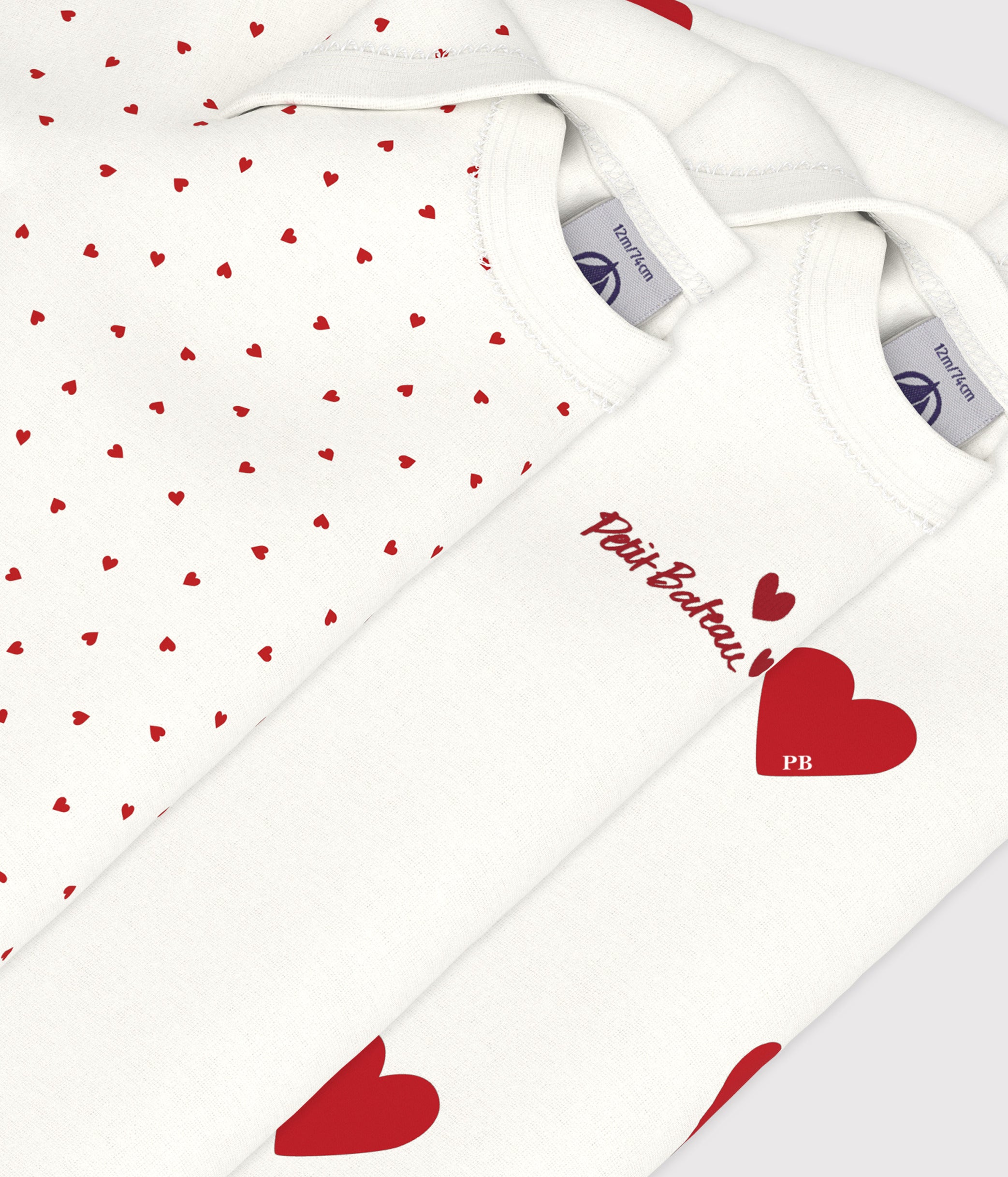 lot-de-3-bodies-manches-longues-coeur-bébé-en-coton