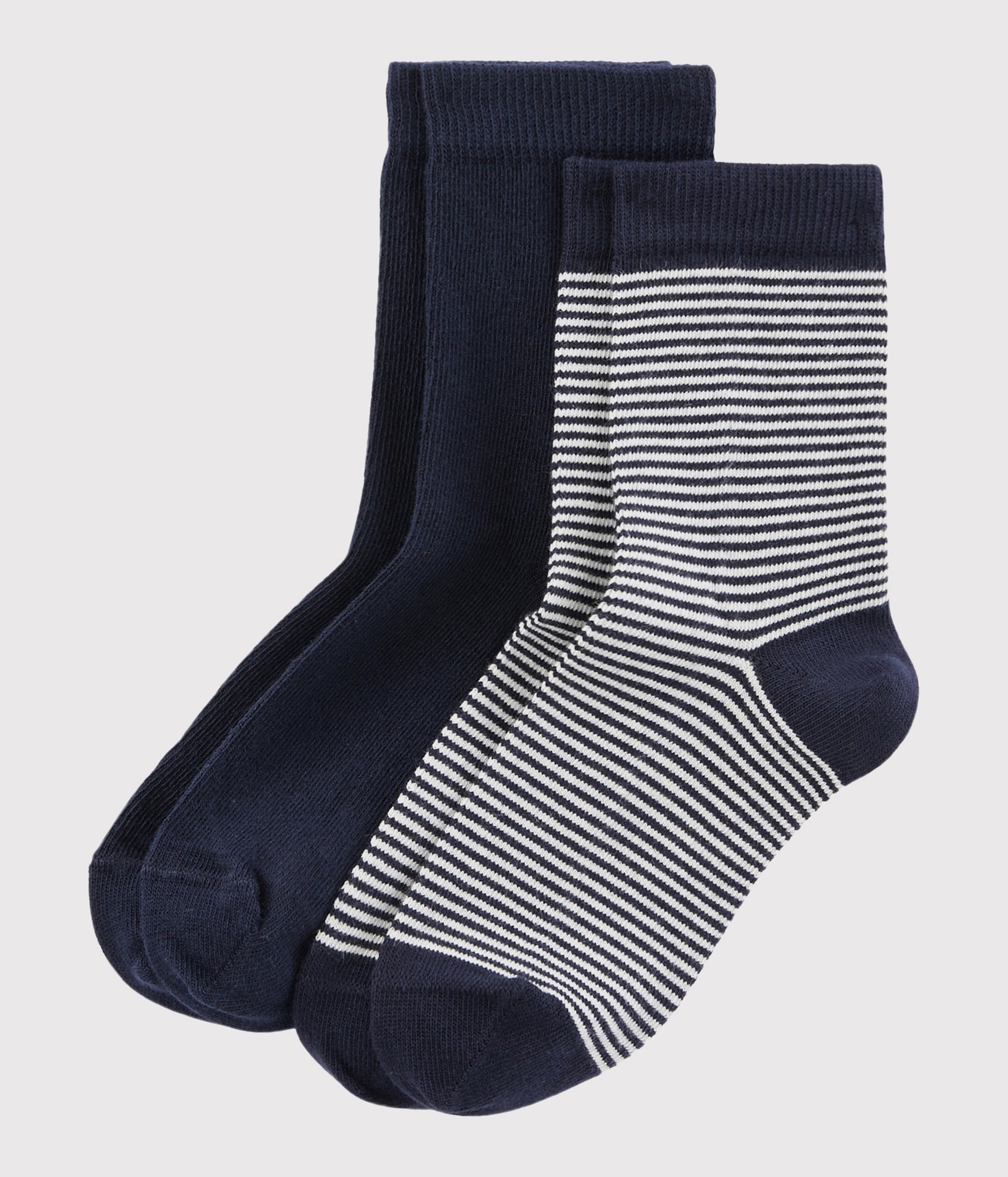 lot-de-2-paires-de-chaussettes-en-coton-milleraies-enfant