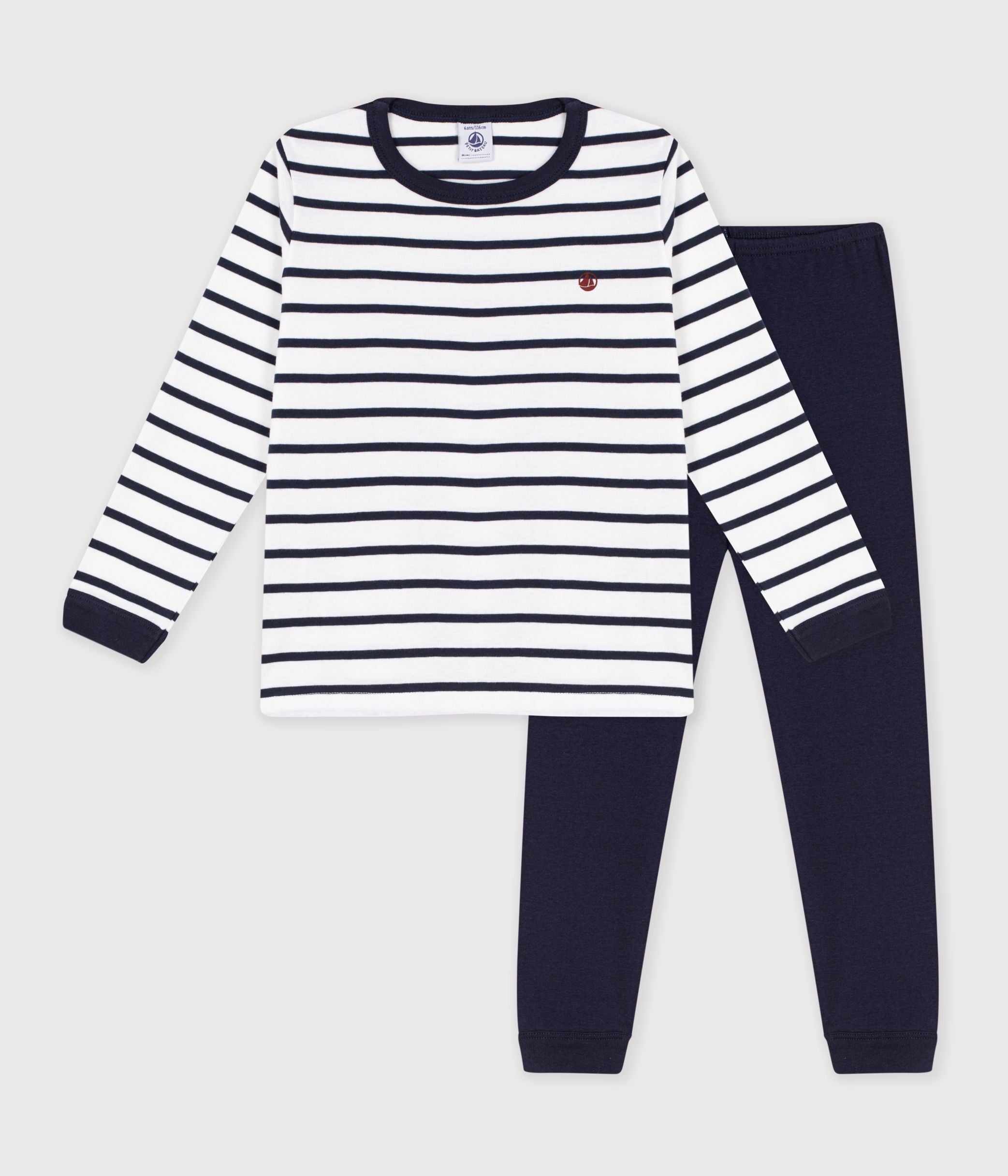pyjama-marinière-petit-garçon-en-coton