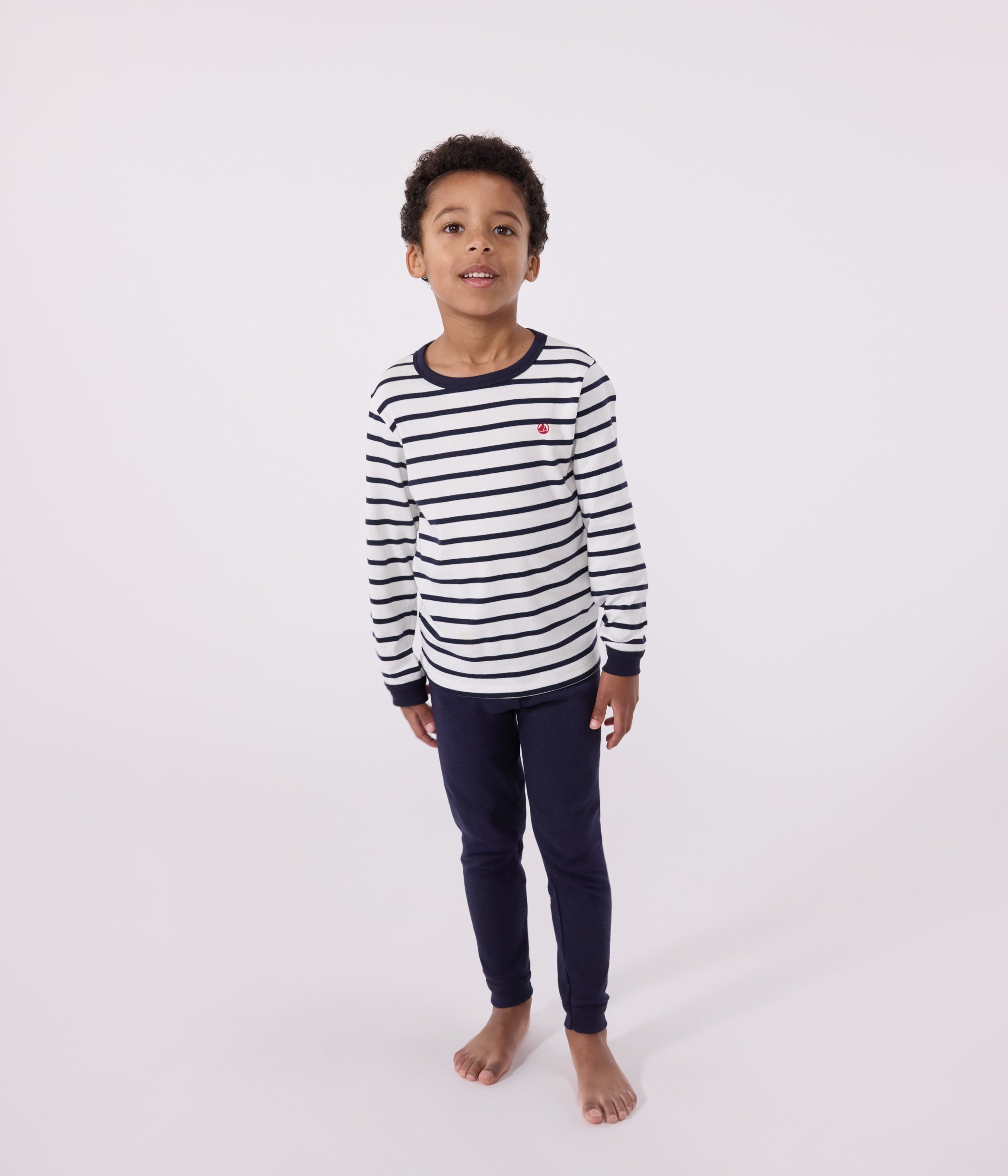 pyjama-marinière-petit-garçon-en-coton