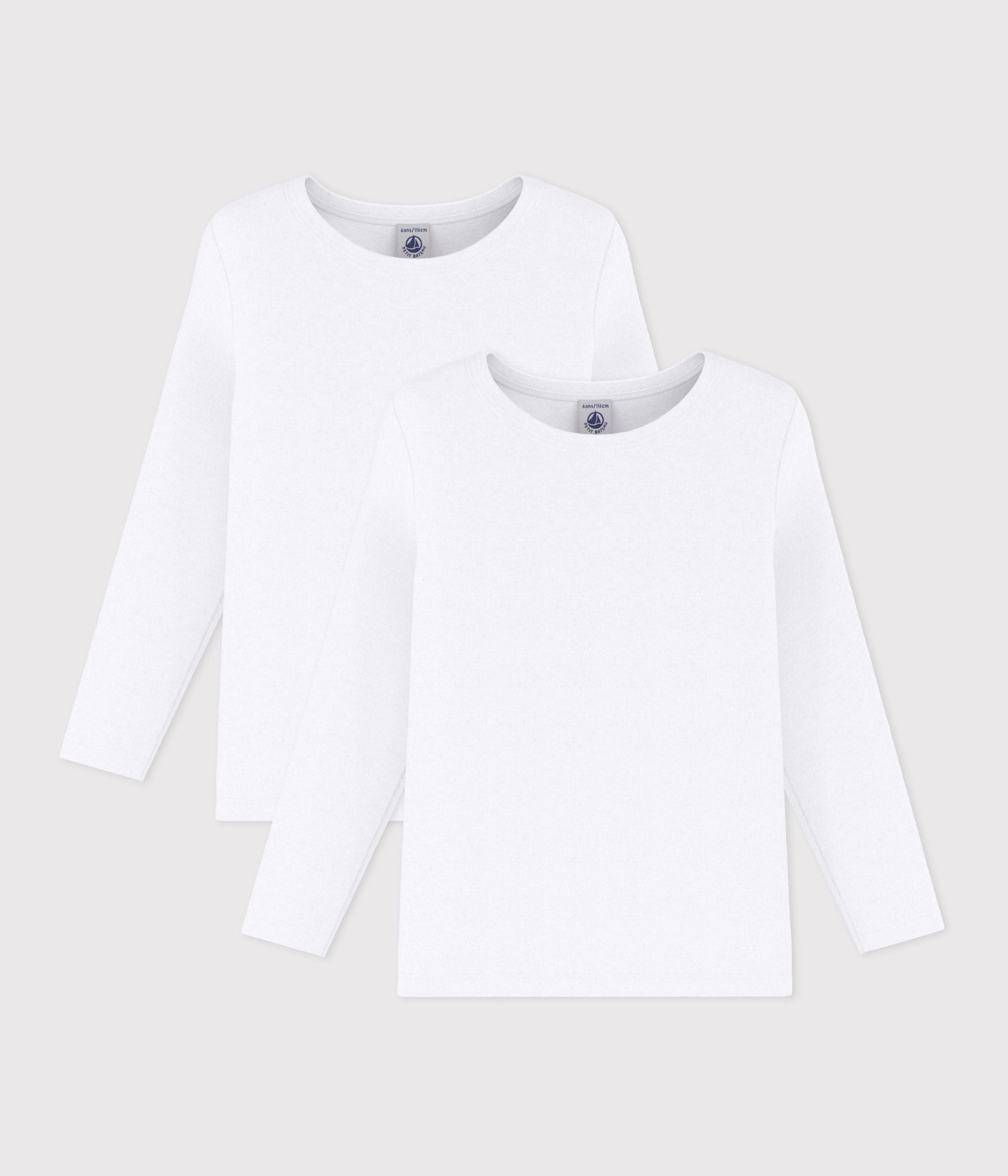lot-de-2-tee-shirts-manches-longues-blancs-petit-garçon