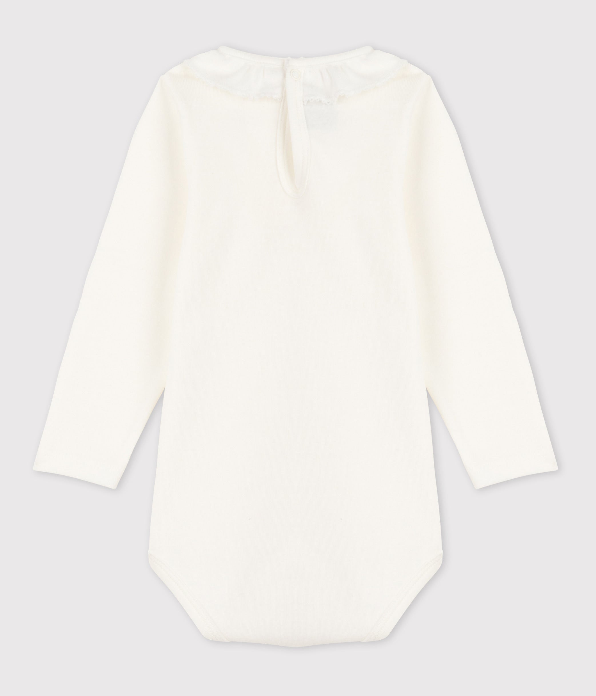 body-manches-longues-bébé-à-collerette-en-coton