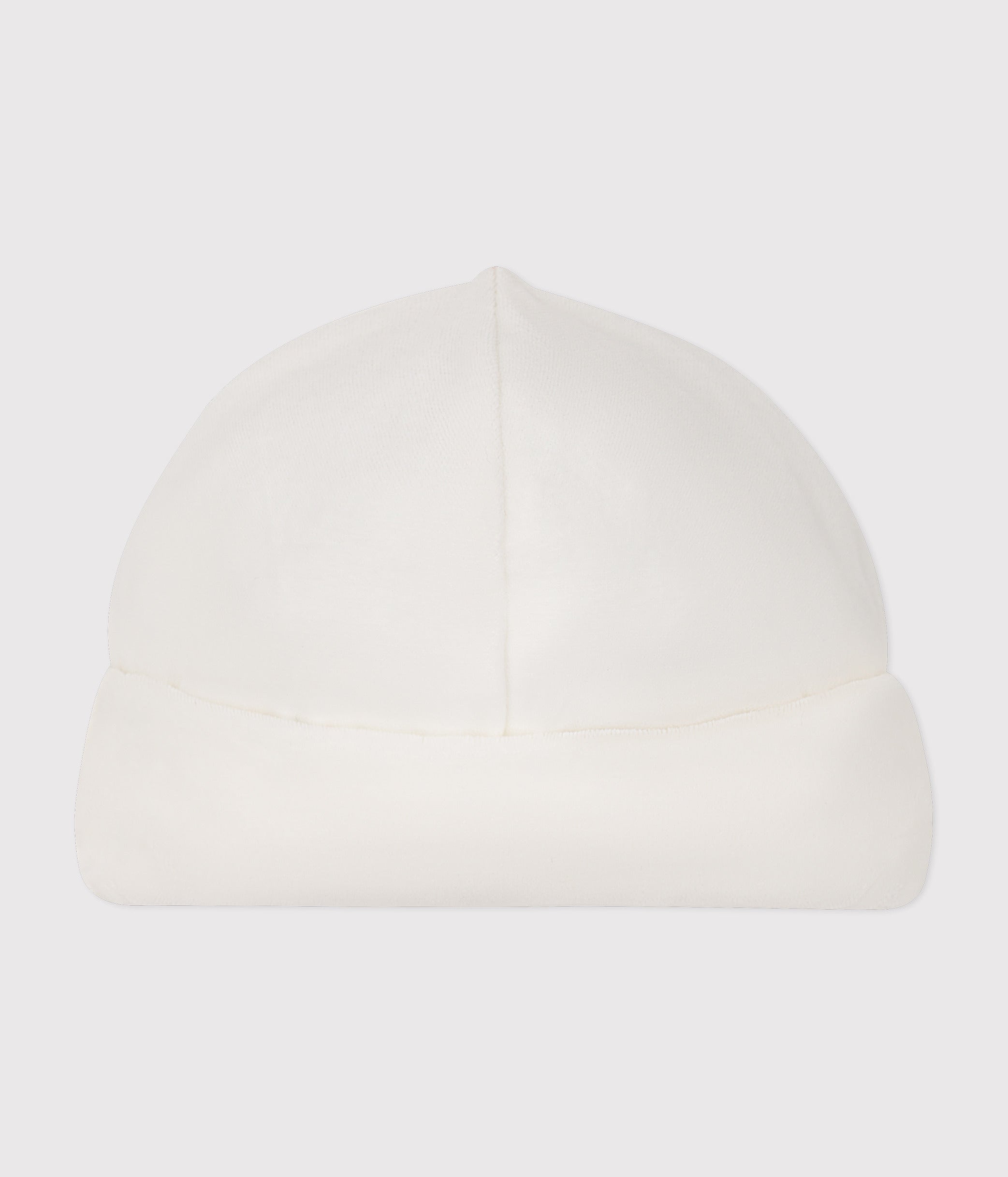 bonnet-naissance-bébé-en-velours-uni