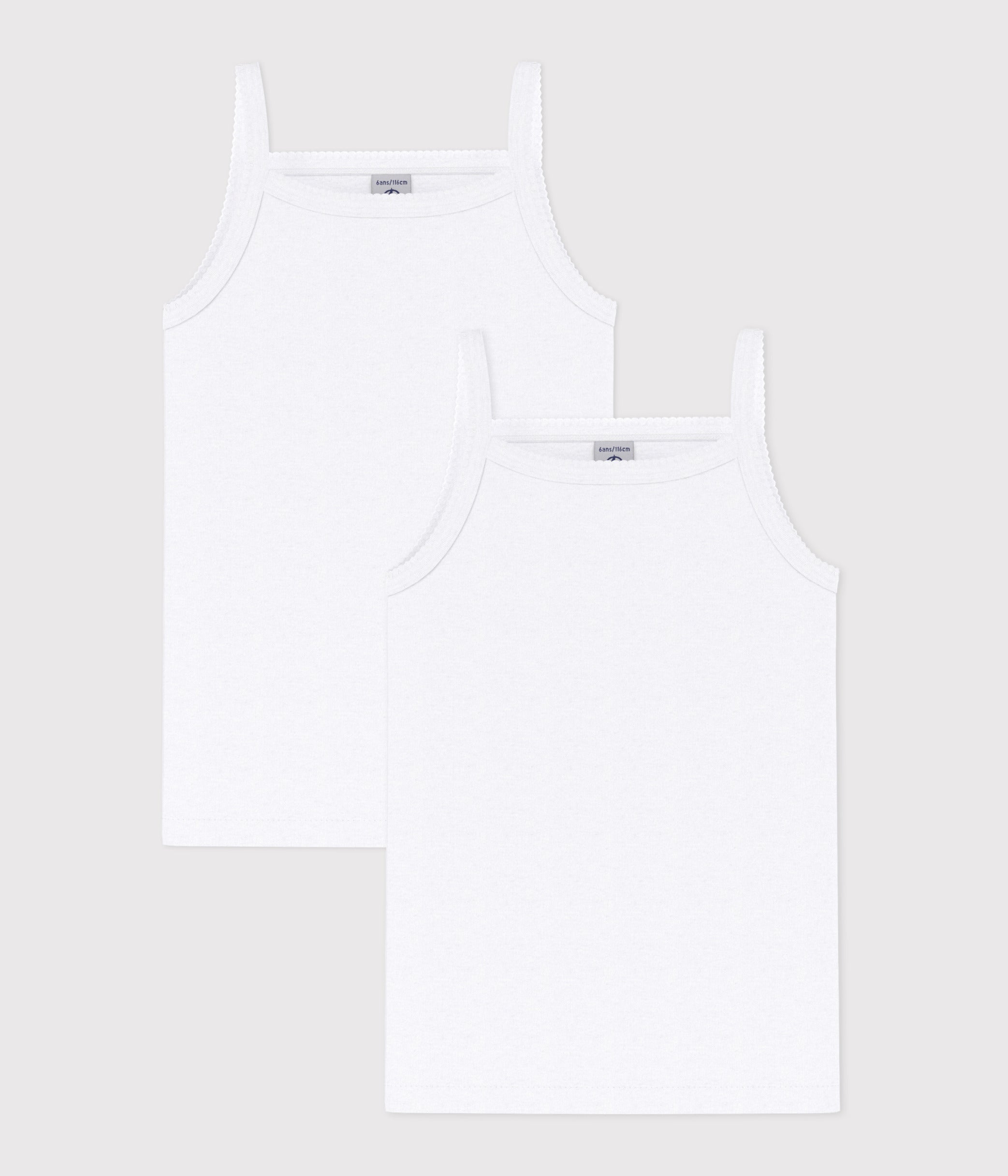 lot-de-2-chemises-à-bretelles-blanches-petite-fille