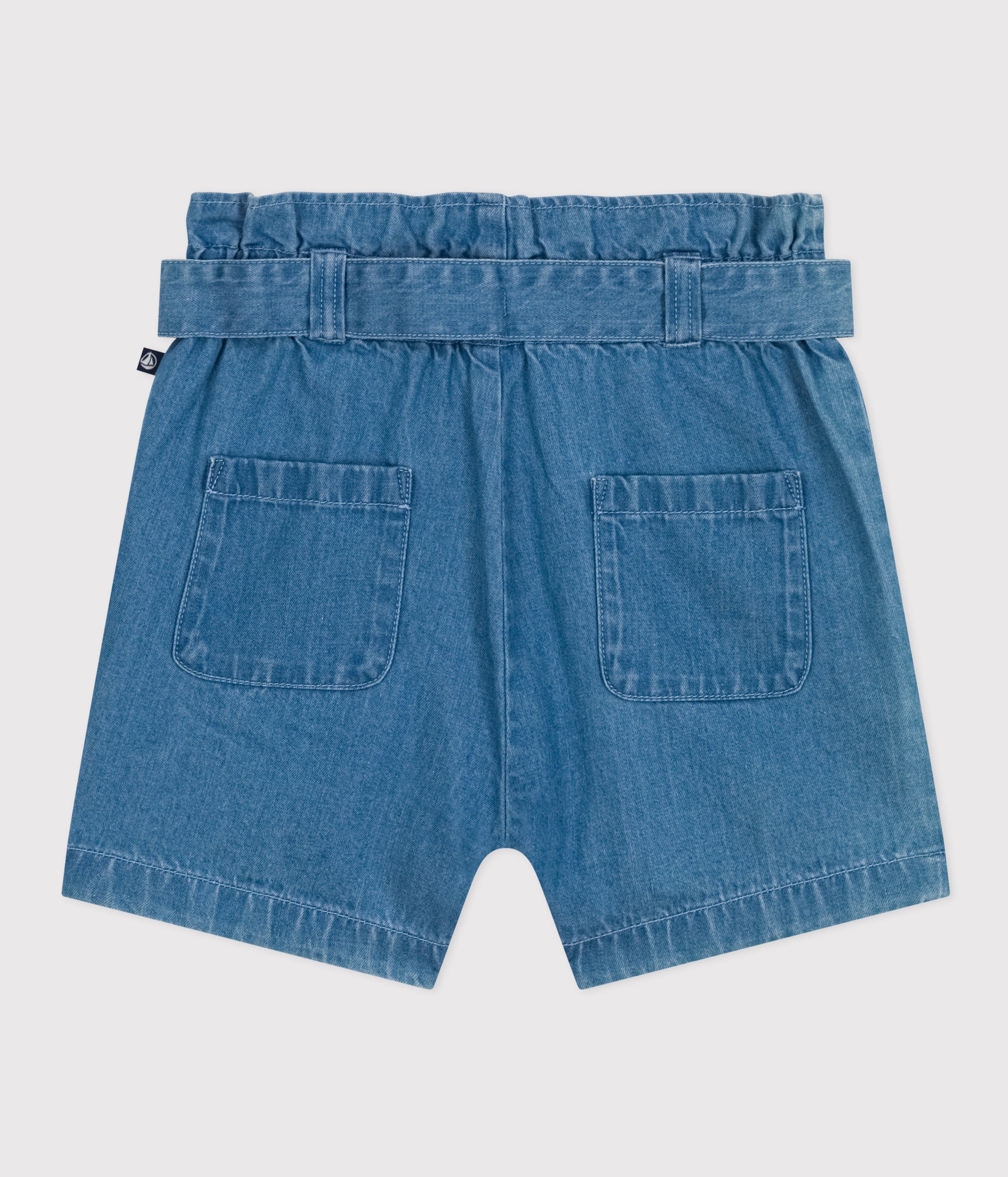 short-en-denim-léger-enfant-fille