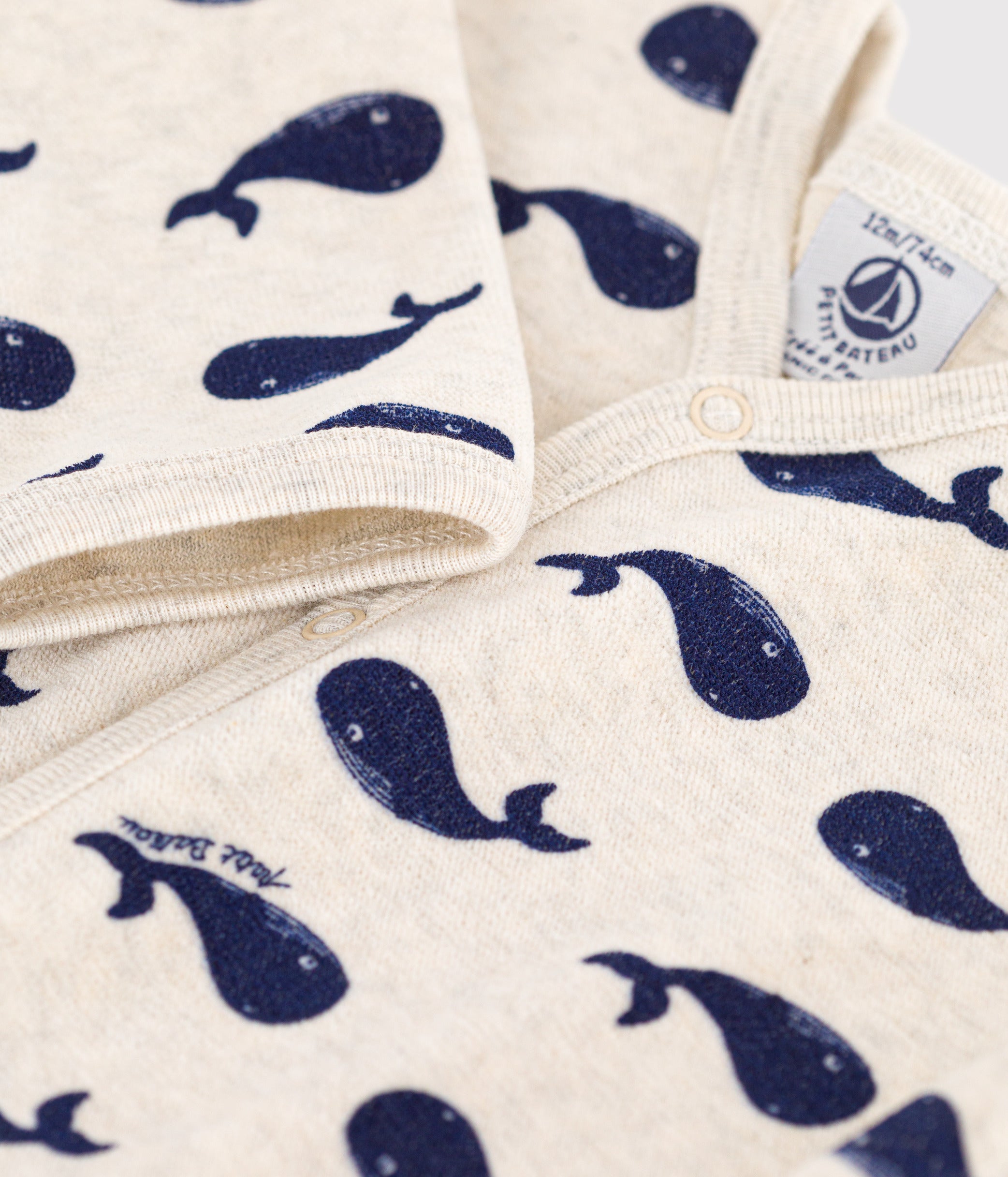 pyjama-bébé-baleines-marines-en-velours