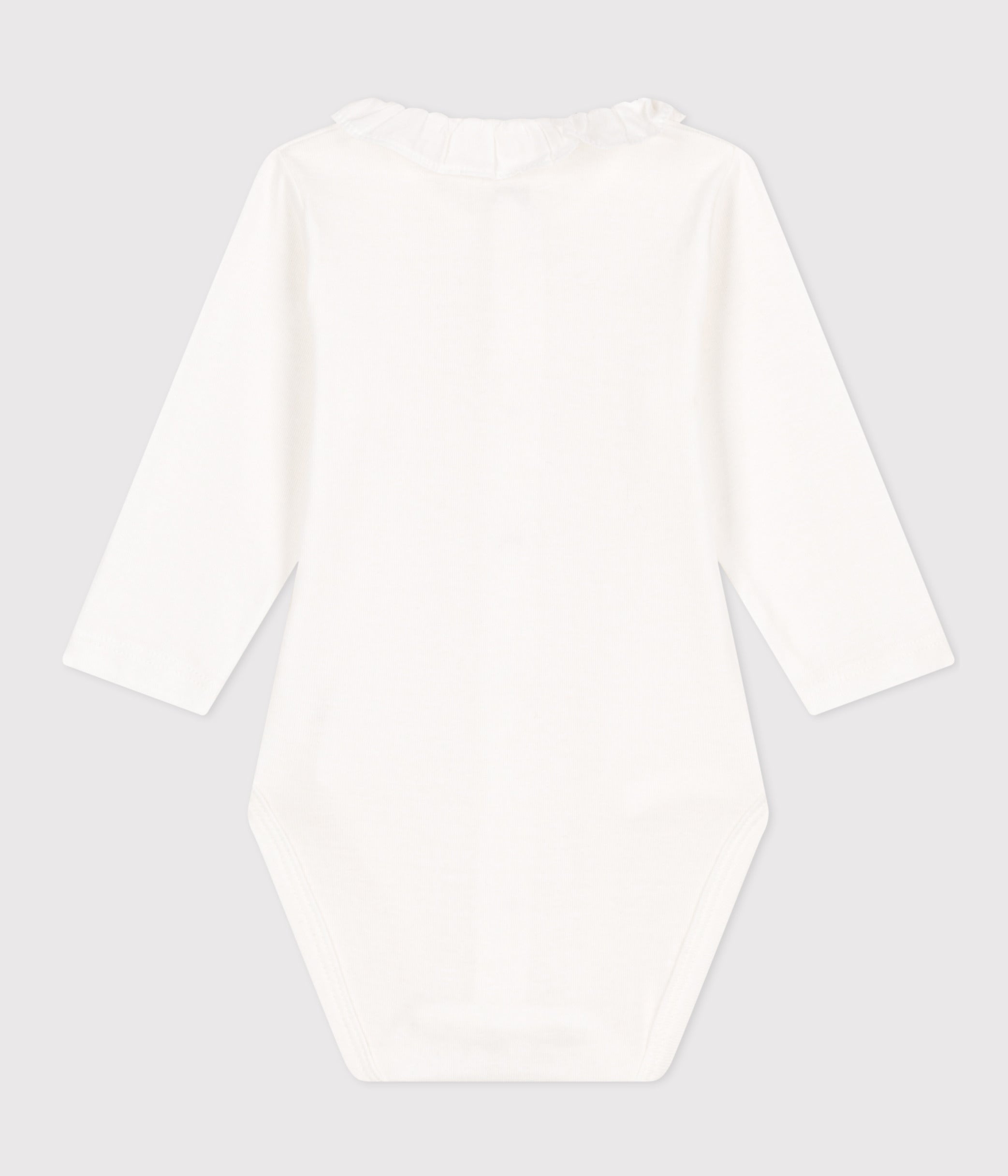 body-manches-longues-à-collerette-en-coton-bébé