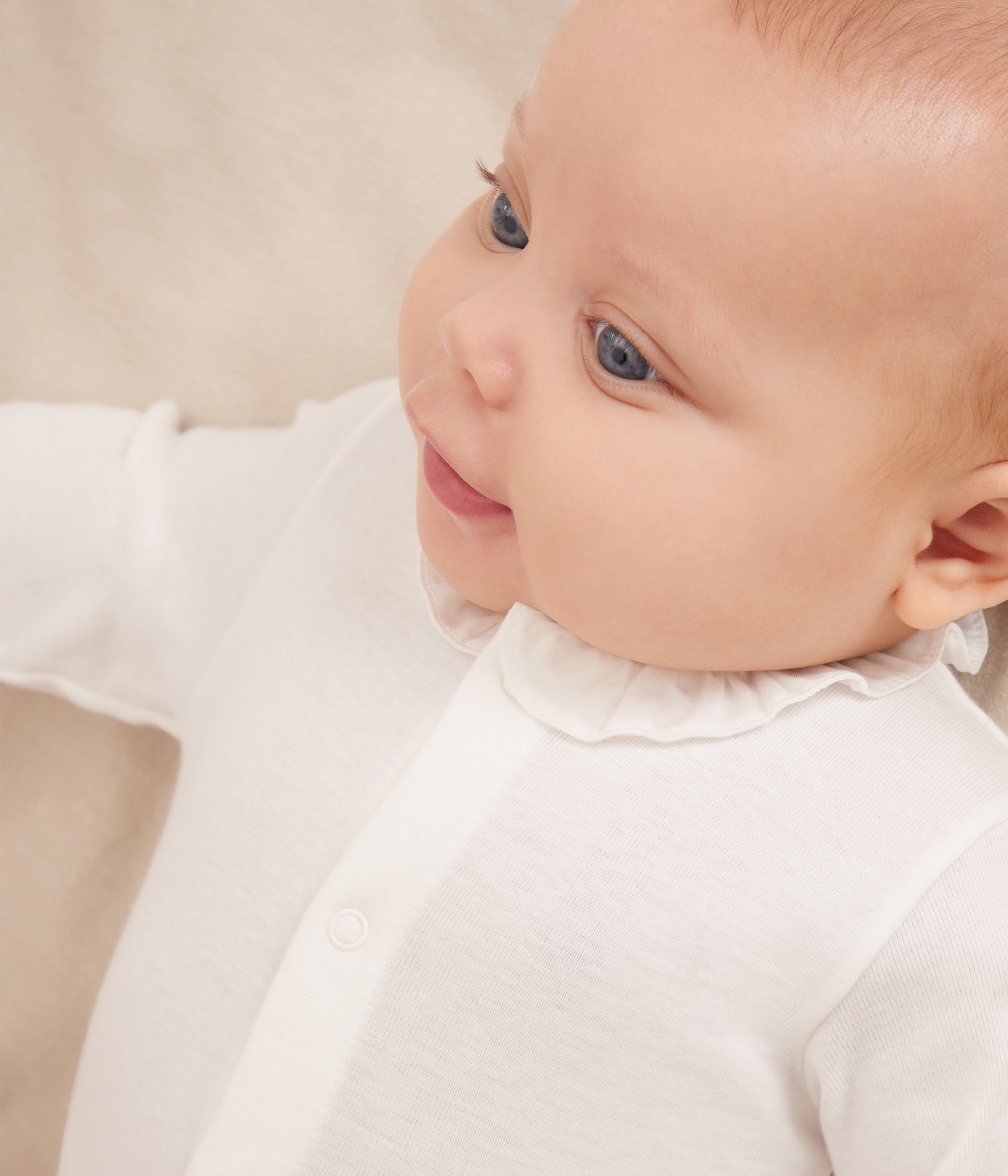 body-manches-longues-à-collerette-en-coton-bébé