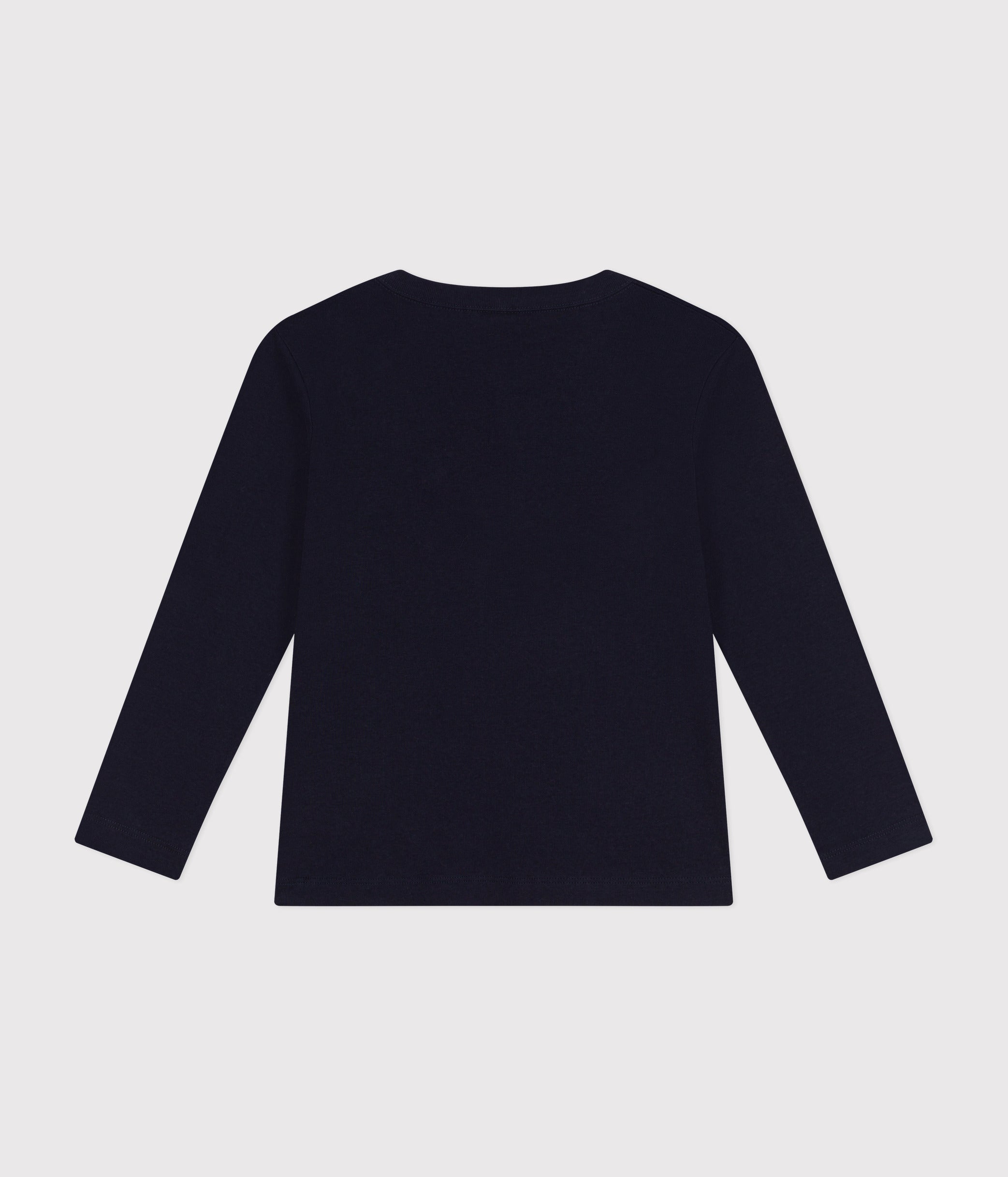 tee-shirt-manches-longues-en-côte-enfant-fille-/-garçon