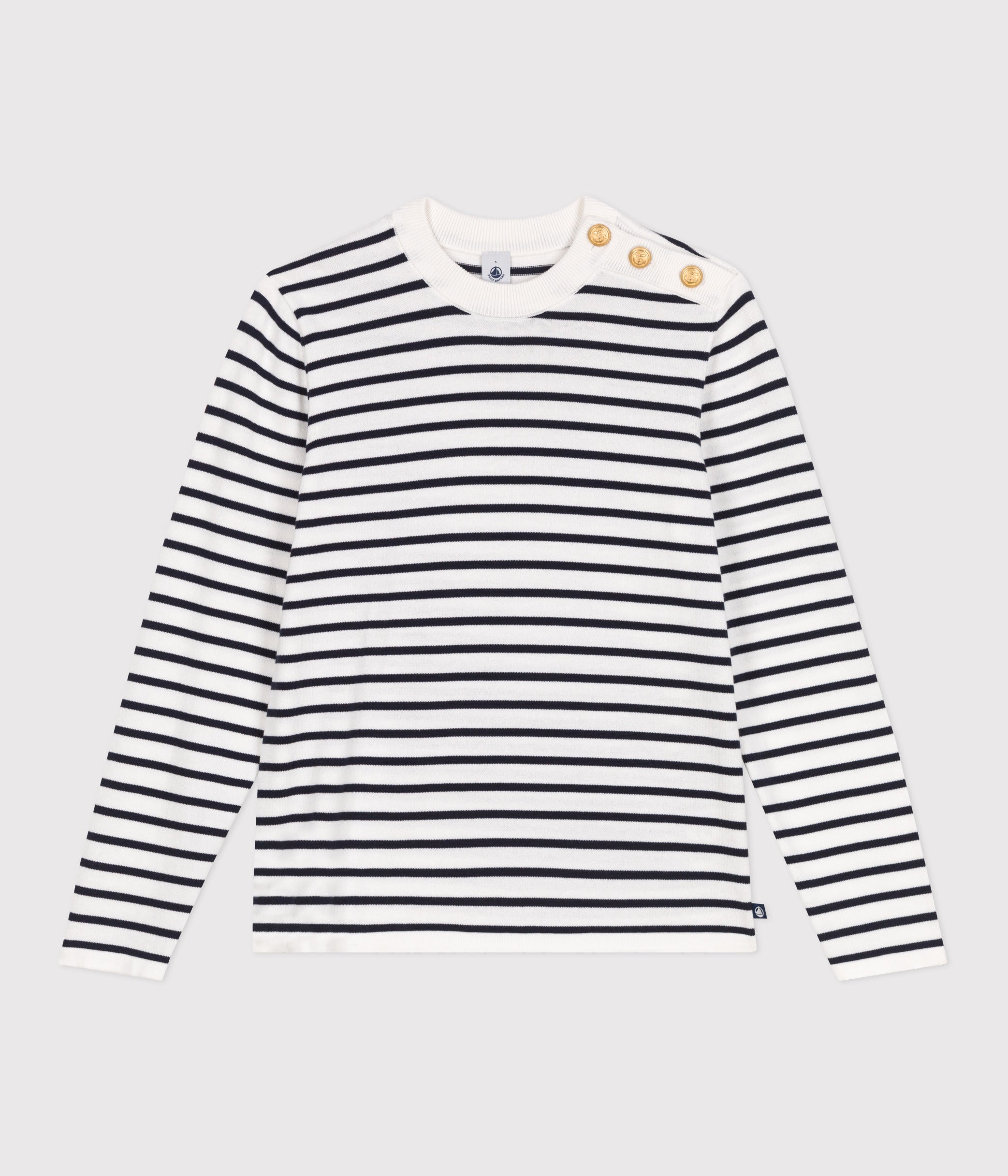 pull-marin-femme-en-coton-à-rayures