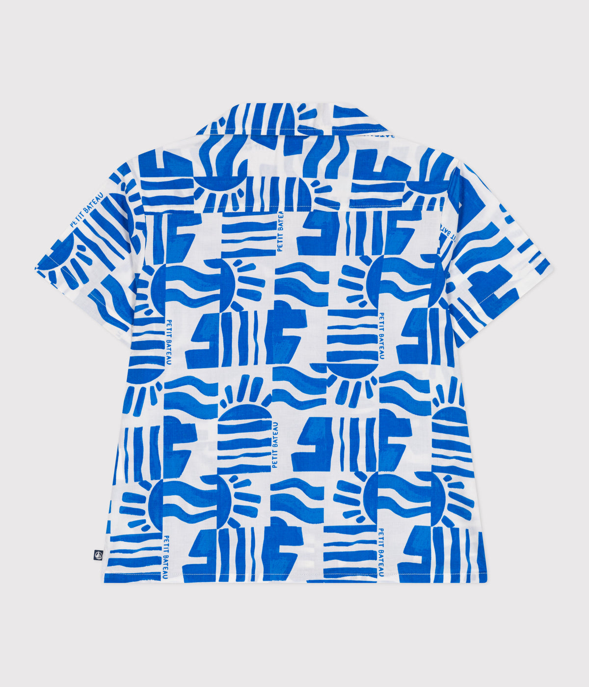 chemise-enfant-en-coton-manches-courtes-imprimée