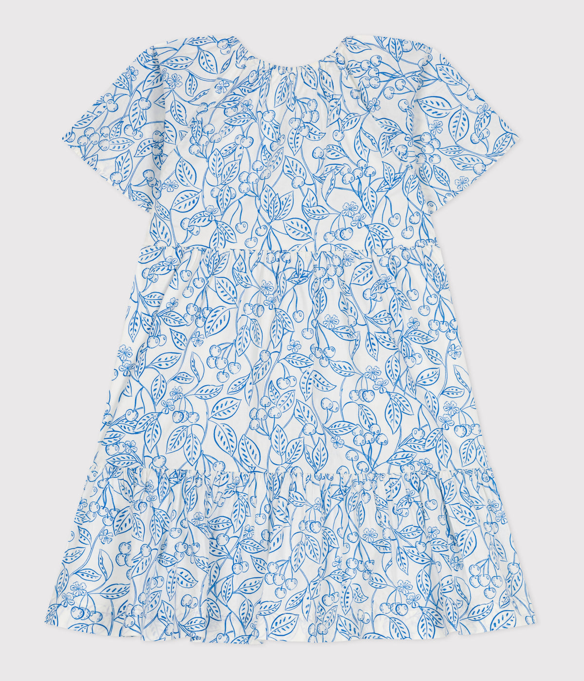 robe-enfant-en-coton-manches-courtes-imprimé