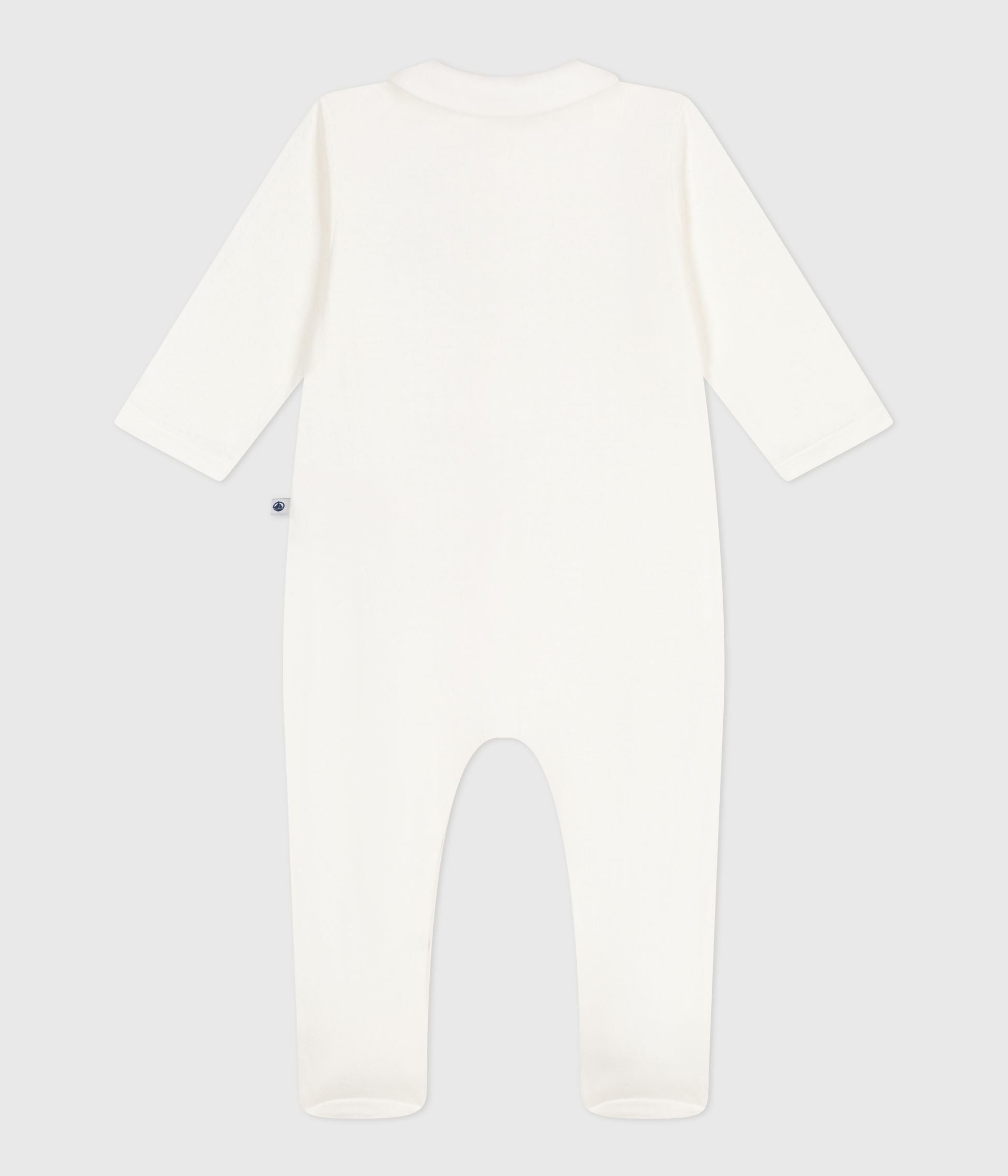 pyjama-bébé-en-tubique-à-col-uni