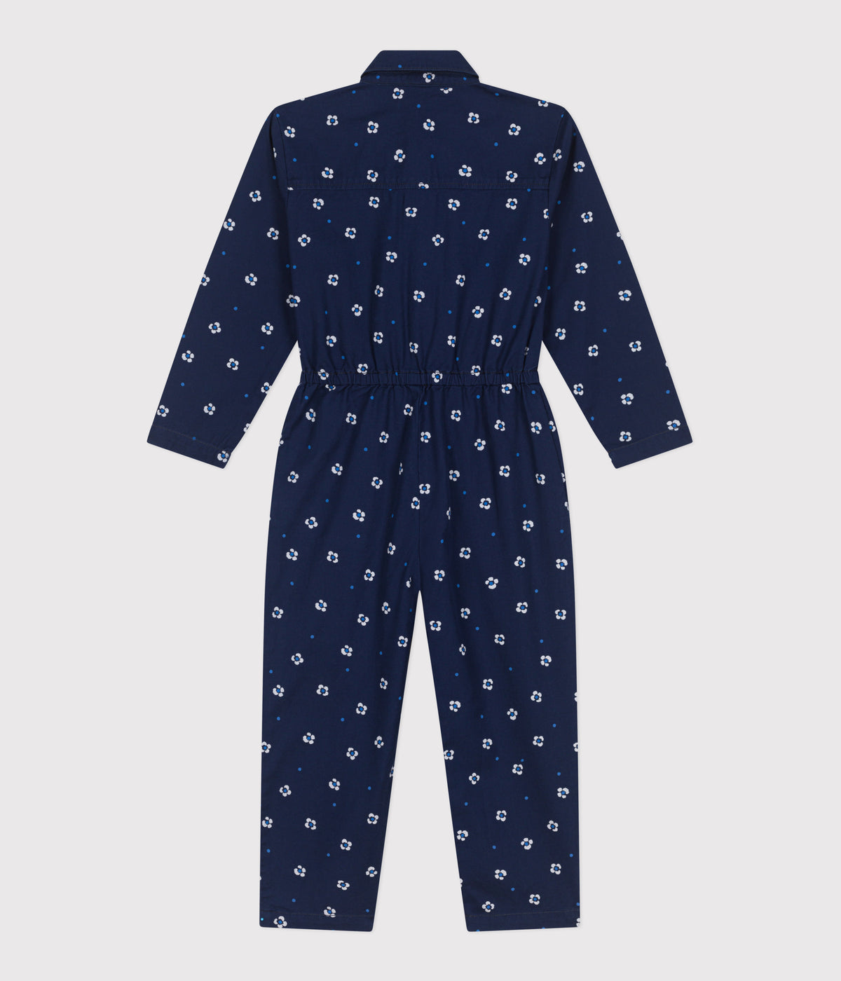 combinaison-enfant-en-coton-manches-longues-fleurie
