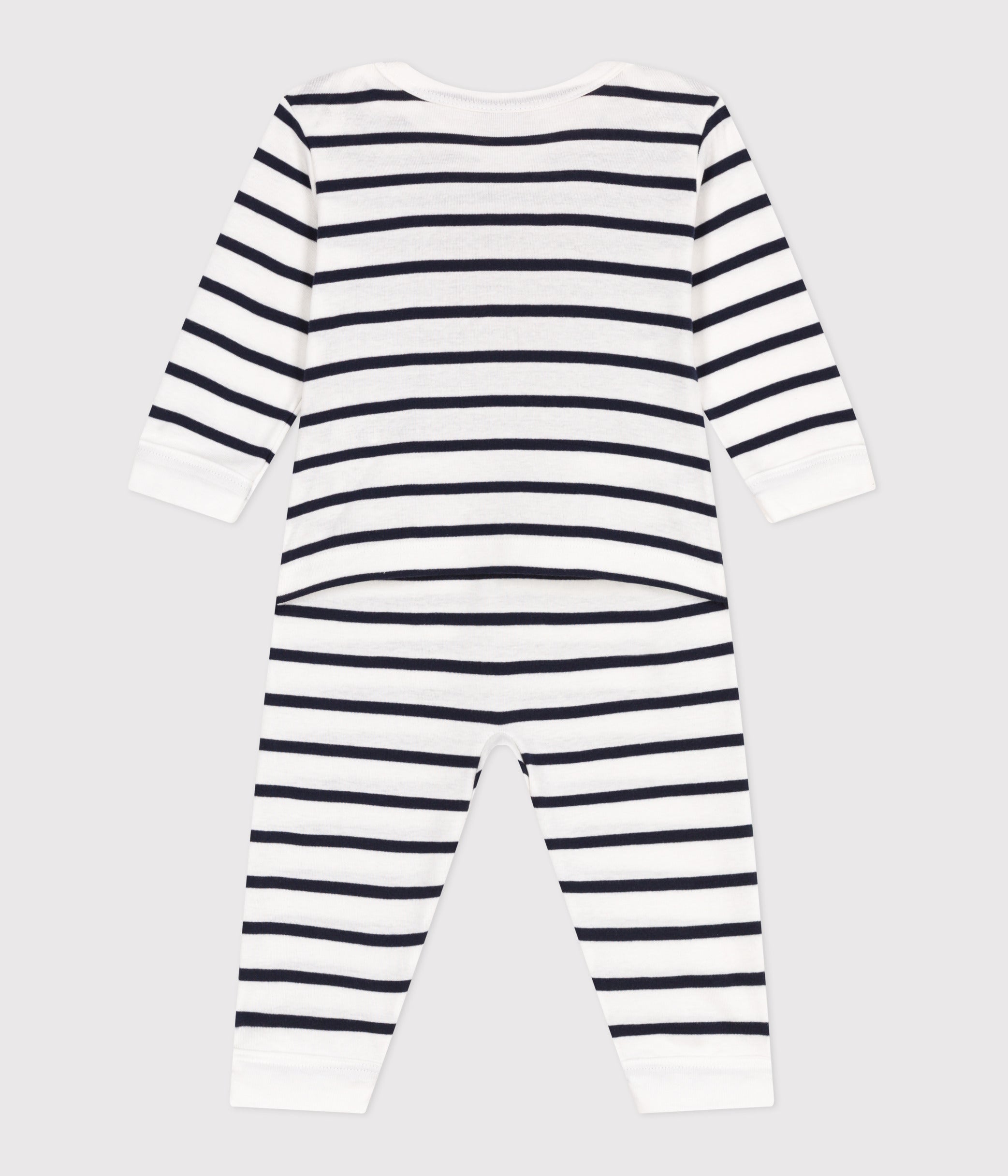 pyjama-bébé-en-coton-ouverture-sans-pression-cœur