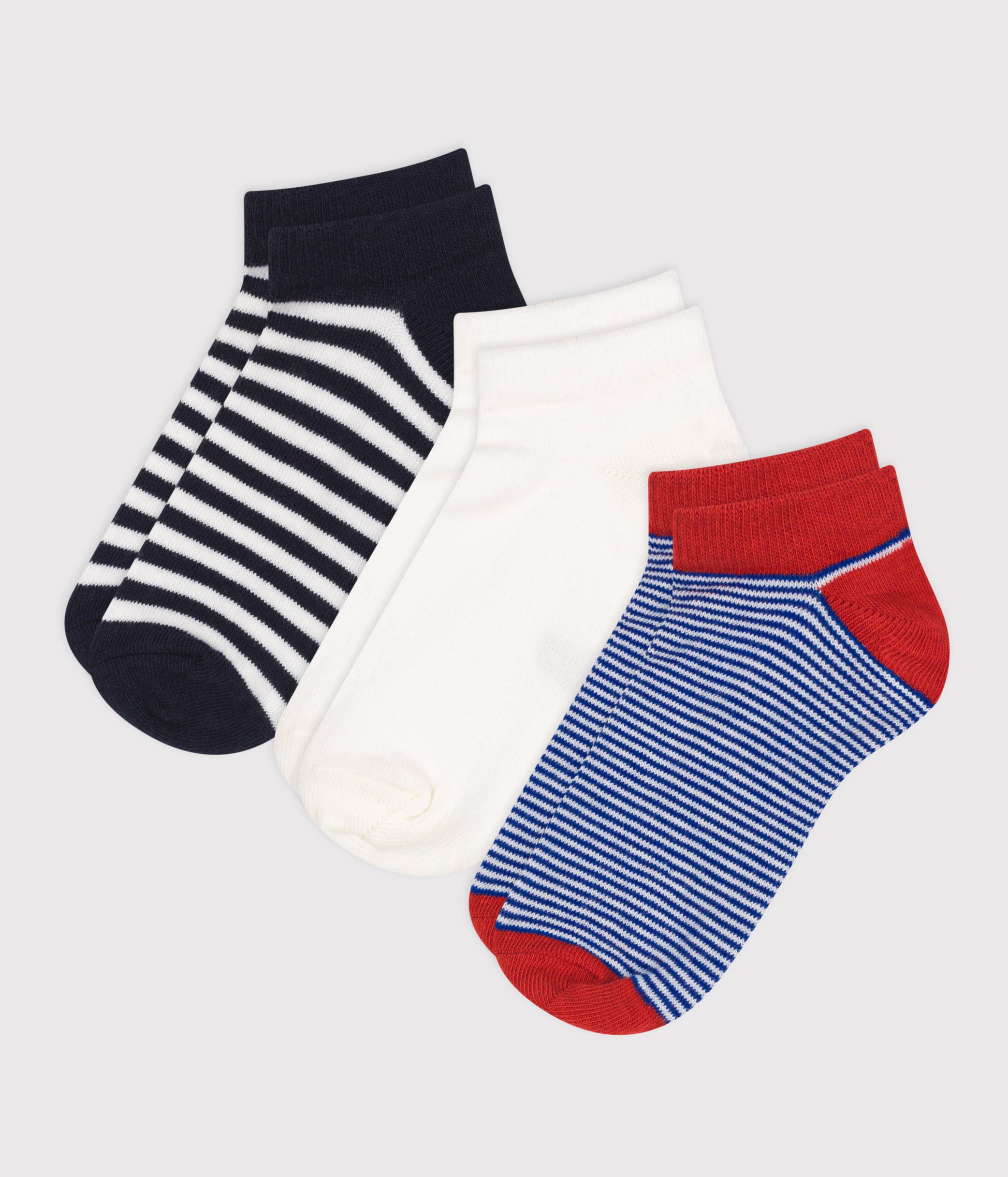 lot-de-3-paires-de-chaussettes-enfant-en-coton-à-rayures