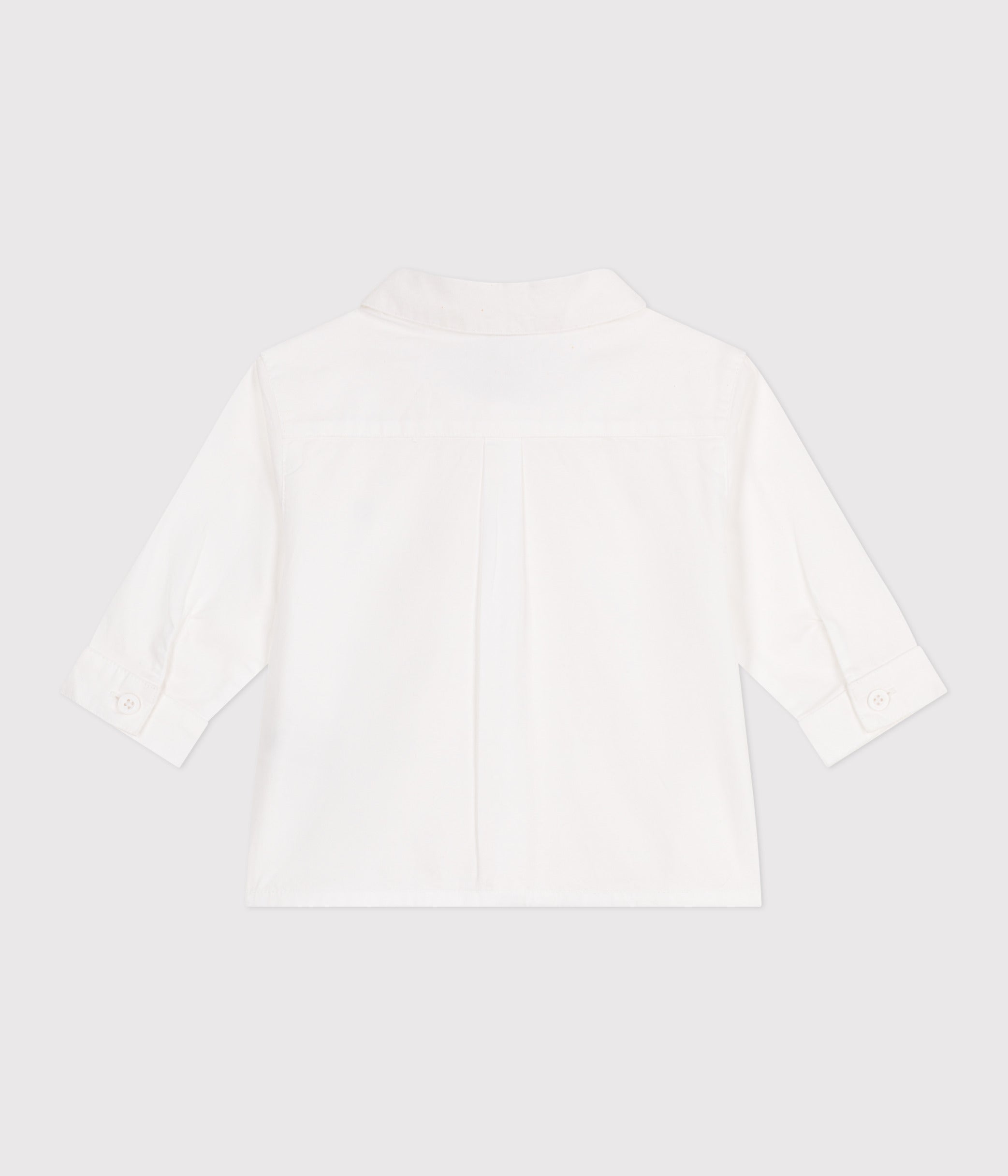 chemise-bébé-en-coton-unie