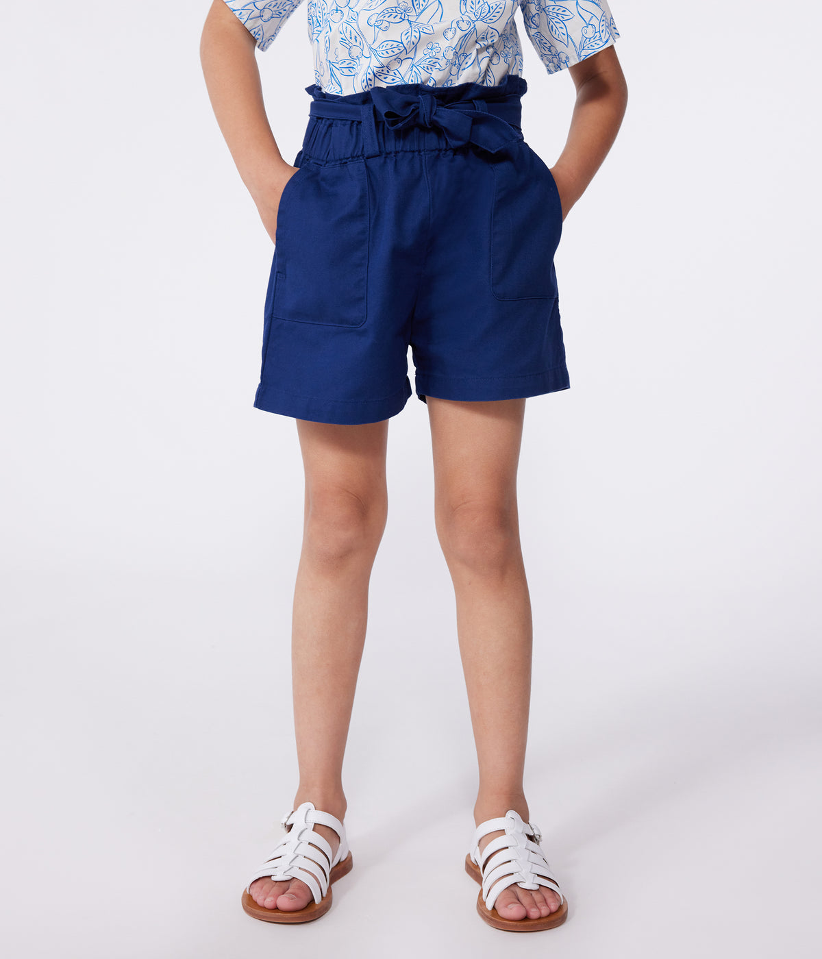 short-enfant-en-coton-uni