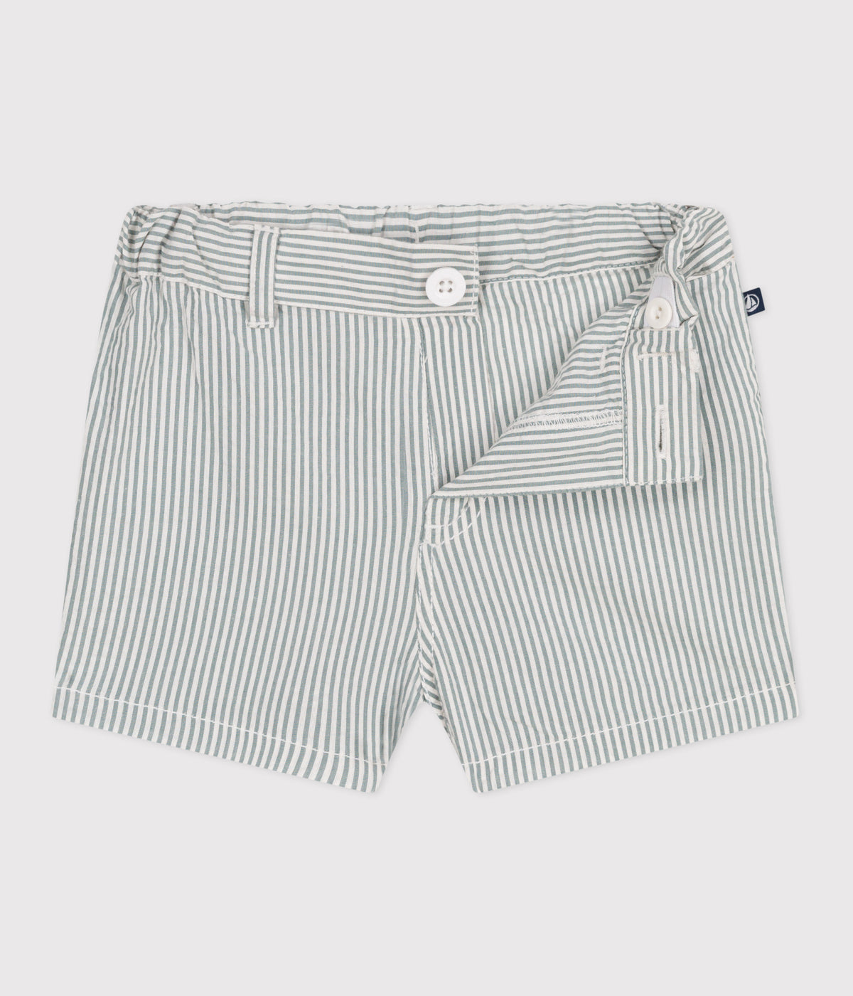short-bébé-en-seersucker-rayé
