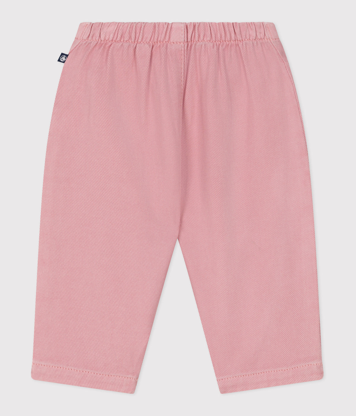 pantalon-bébé-en-coton-souple-uni