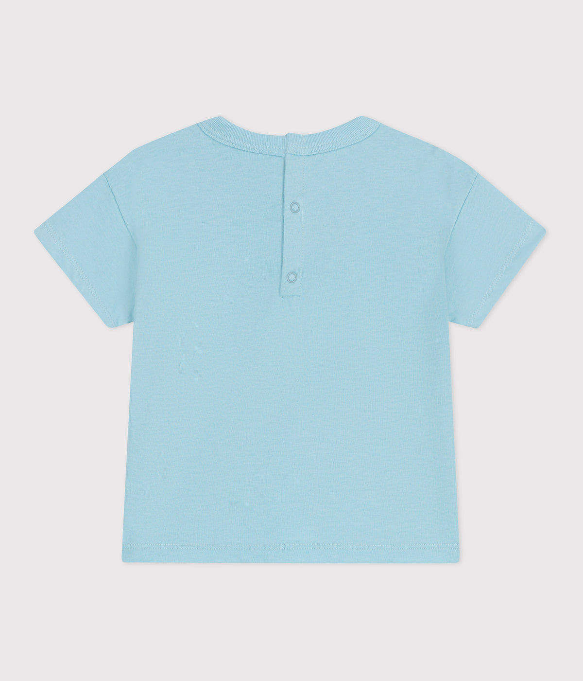 t-shirt-bébé-en-coton-à-manches-courtes-uni
