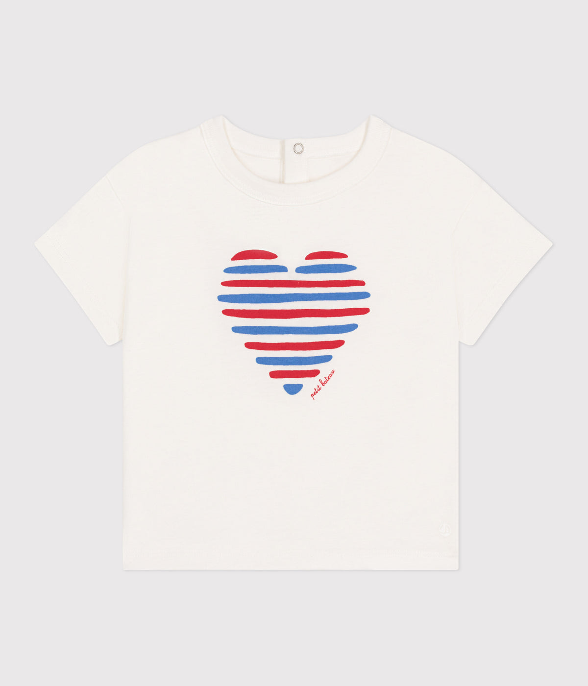 t-shirt-bébé-en-coton-à-manches-courtes-uni
