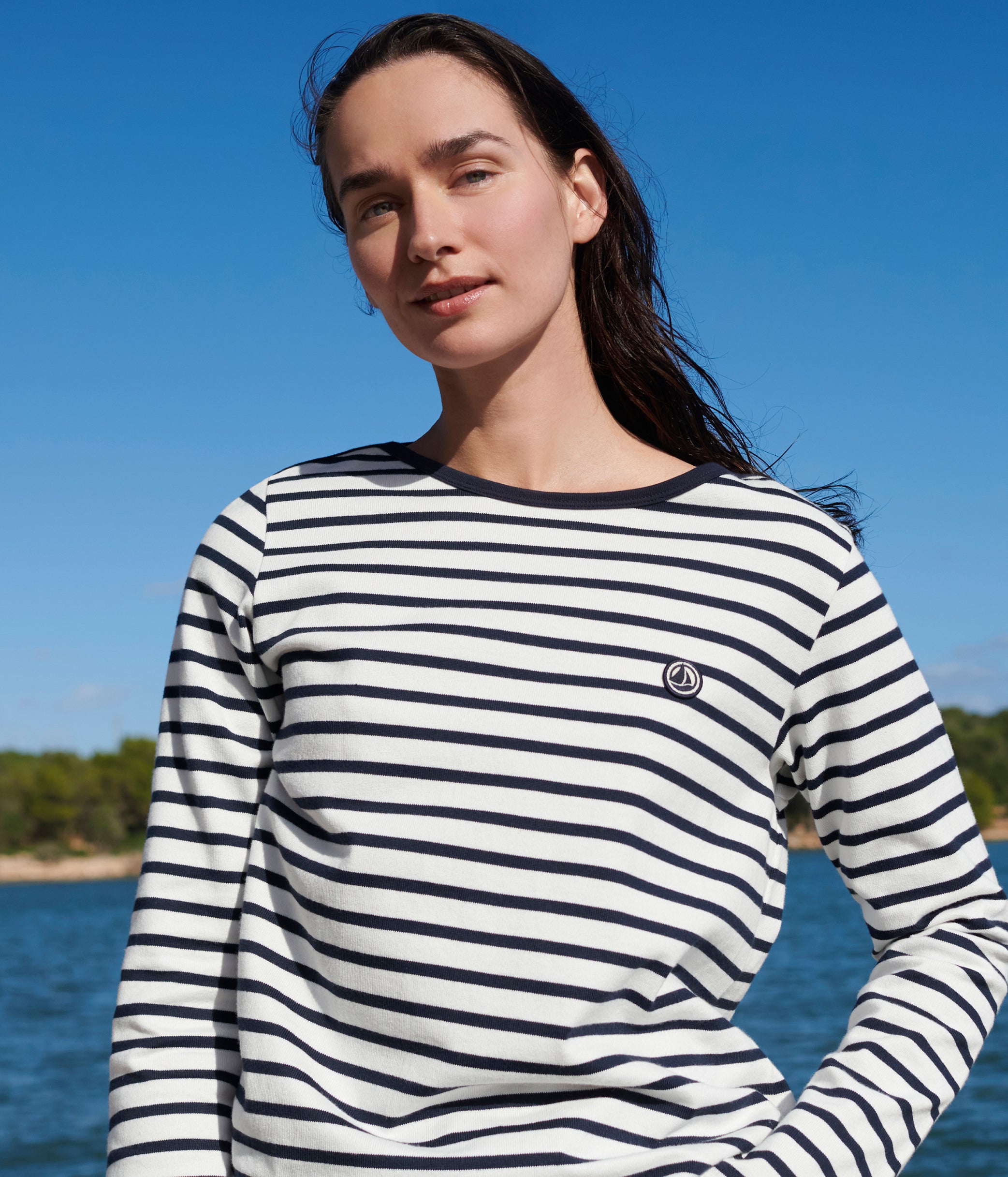 marinière-femme-en-coton-manches-longues