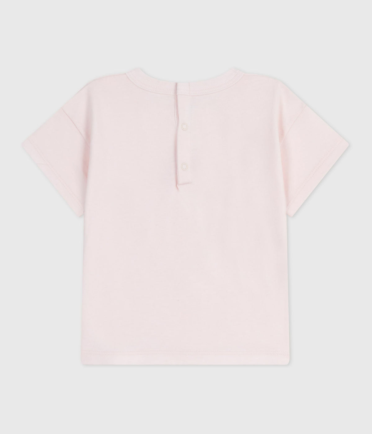 t-shirt-bébé-en-coton-à-manches-courtes-uni