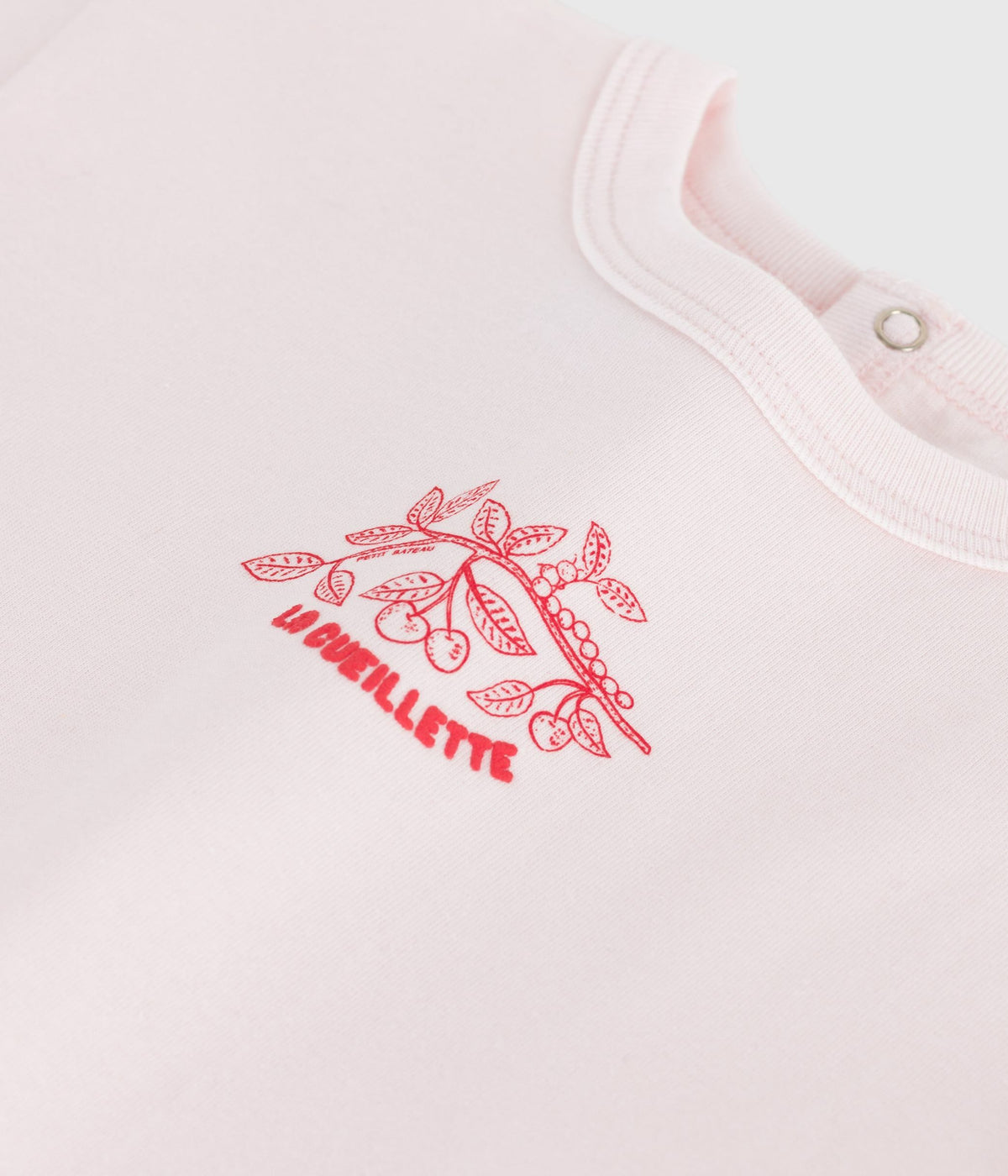 t-shirt-bébé-en-coton-à-manches-courtes-uni