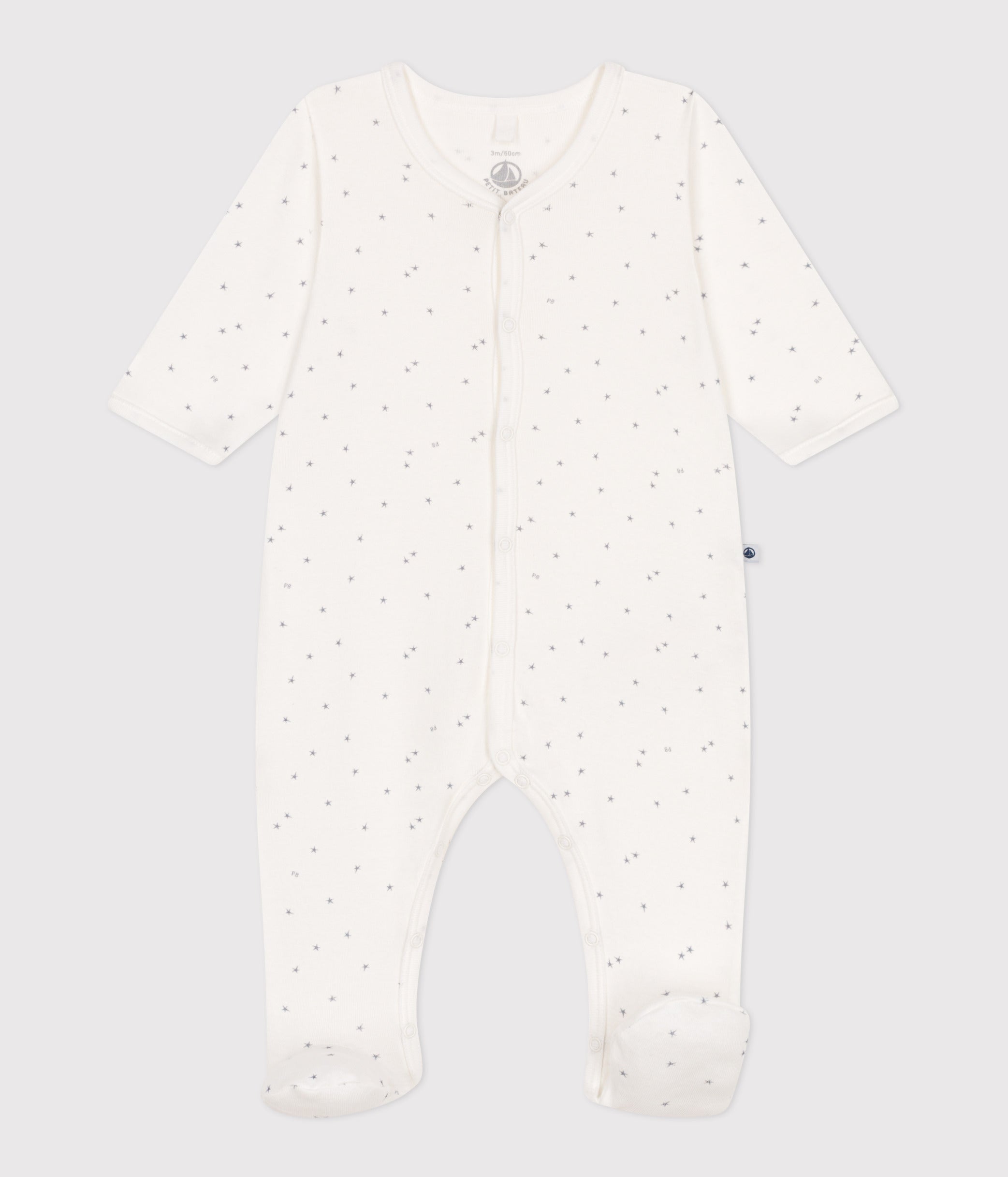 pyjama-bébé-en-coton-petites-étoiles