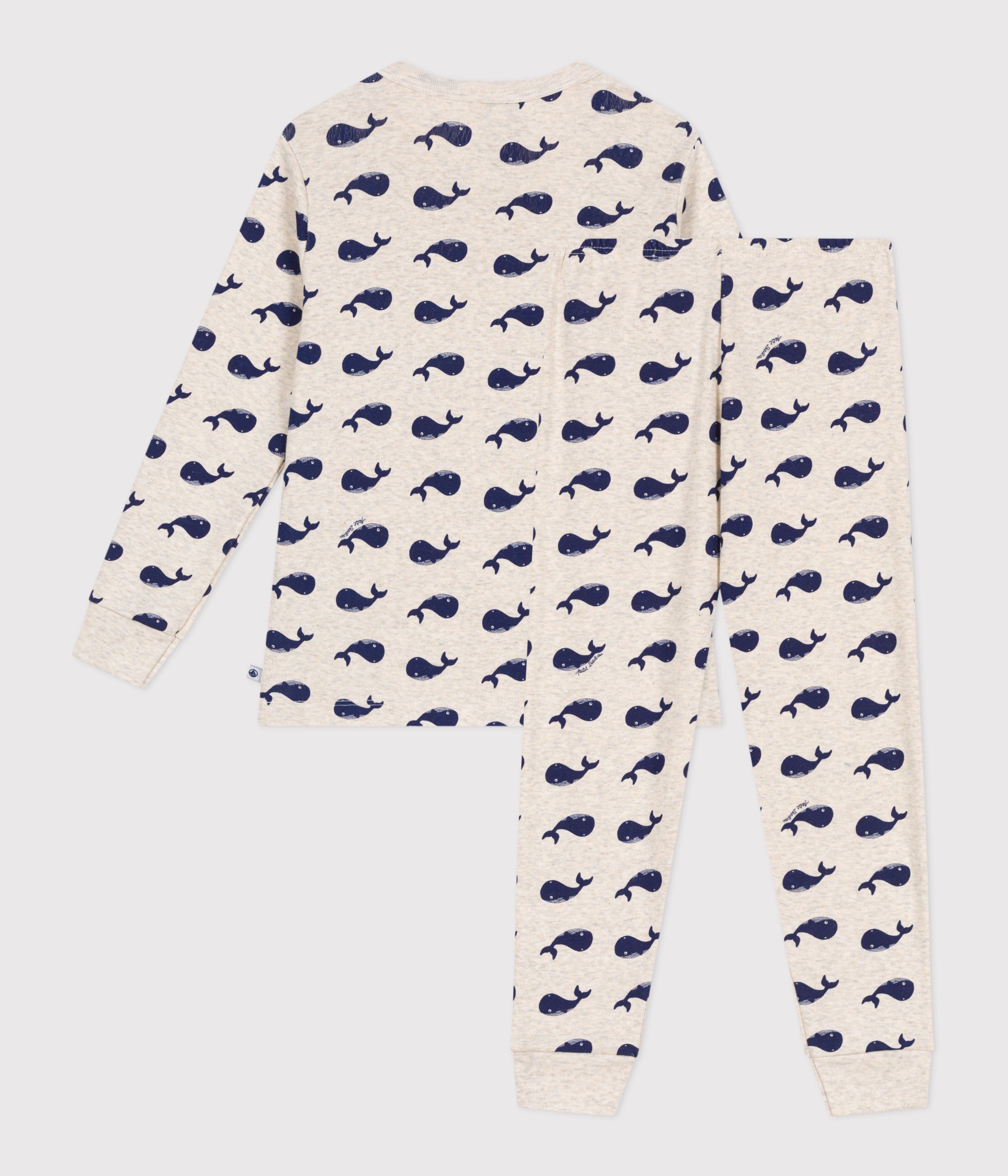 pyjama-enfant-en-coton-imprimé-baleines