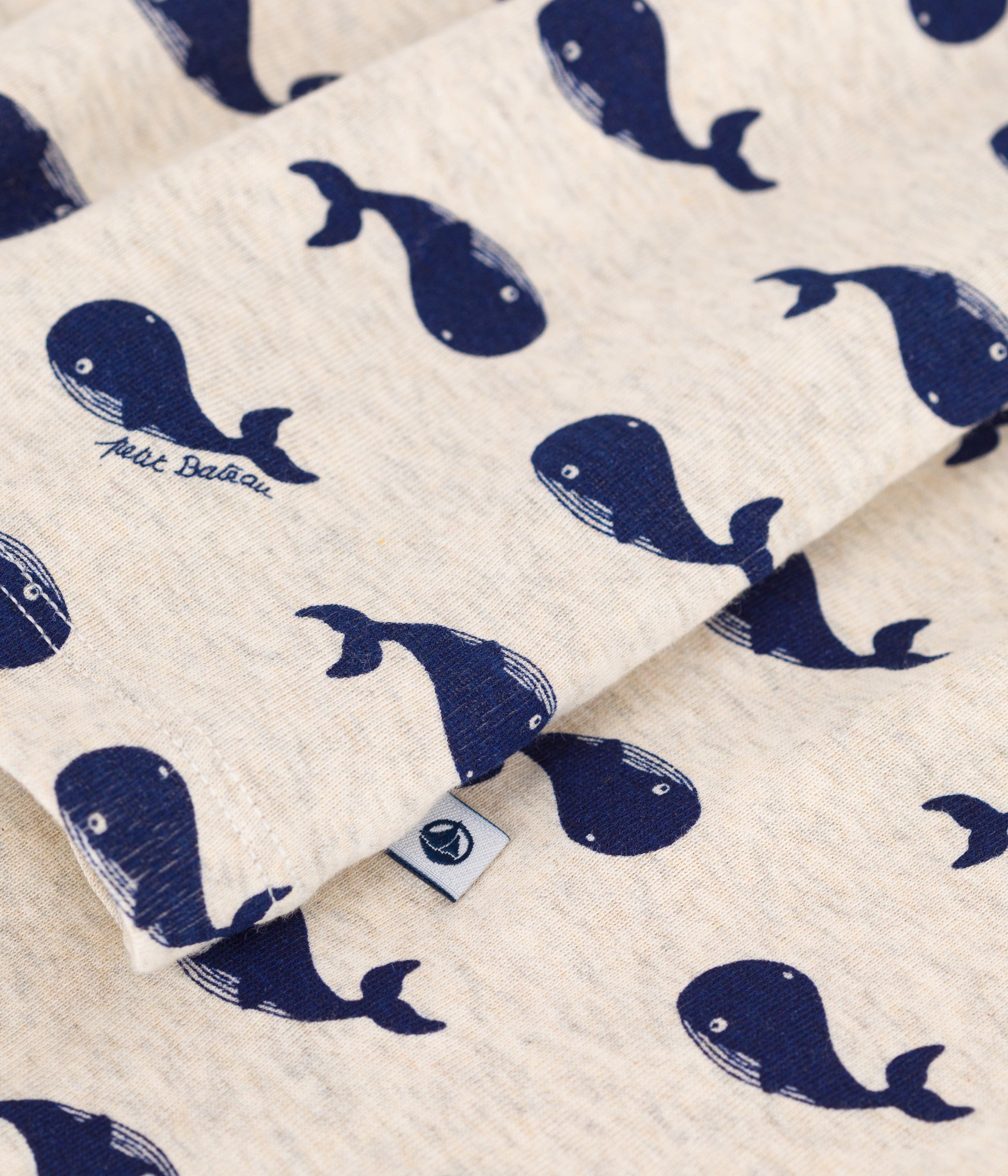 pyjama-enfant-en-coton-imprimé-baleines