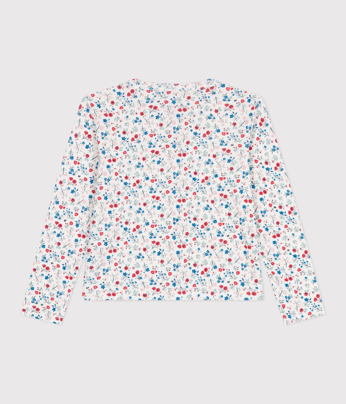 cardigan-enfant-en-coton-fleuri