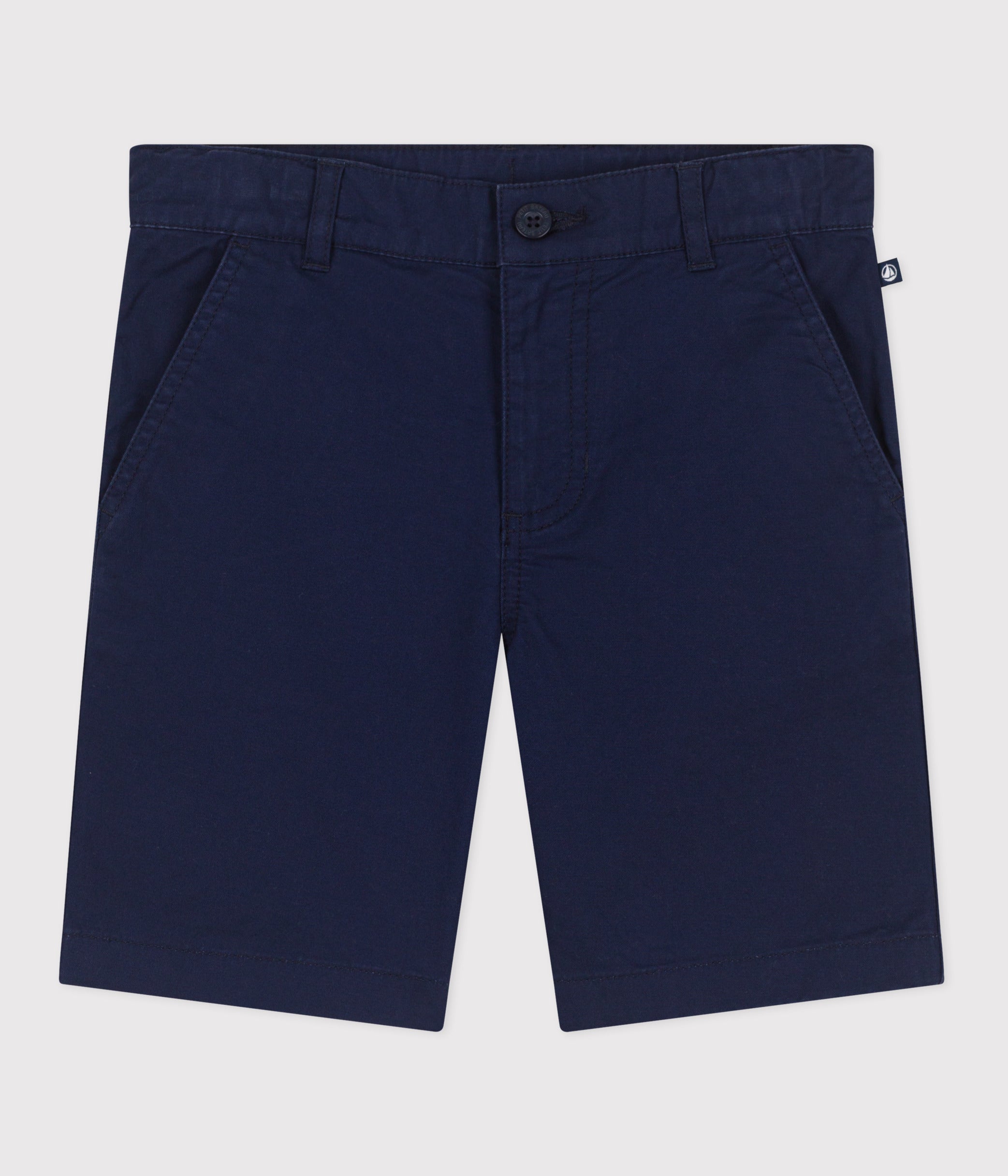bermuda-short-enfant-en-coton-uni
