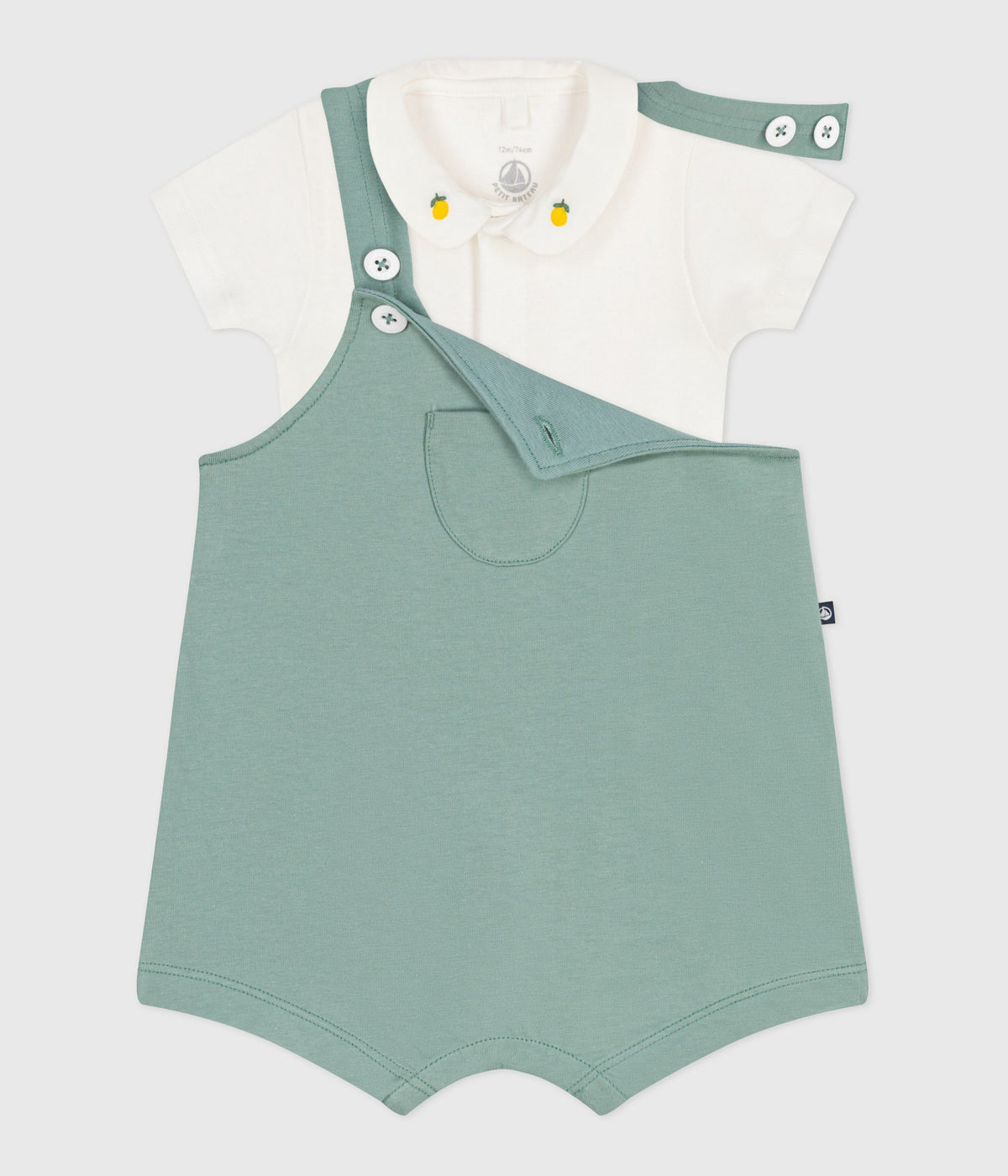 ensemble-naissance-salopette-et-body-brodé-en-coton-uni