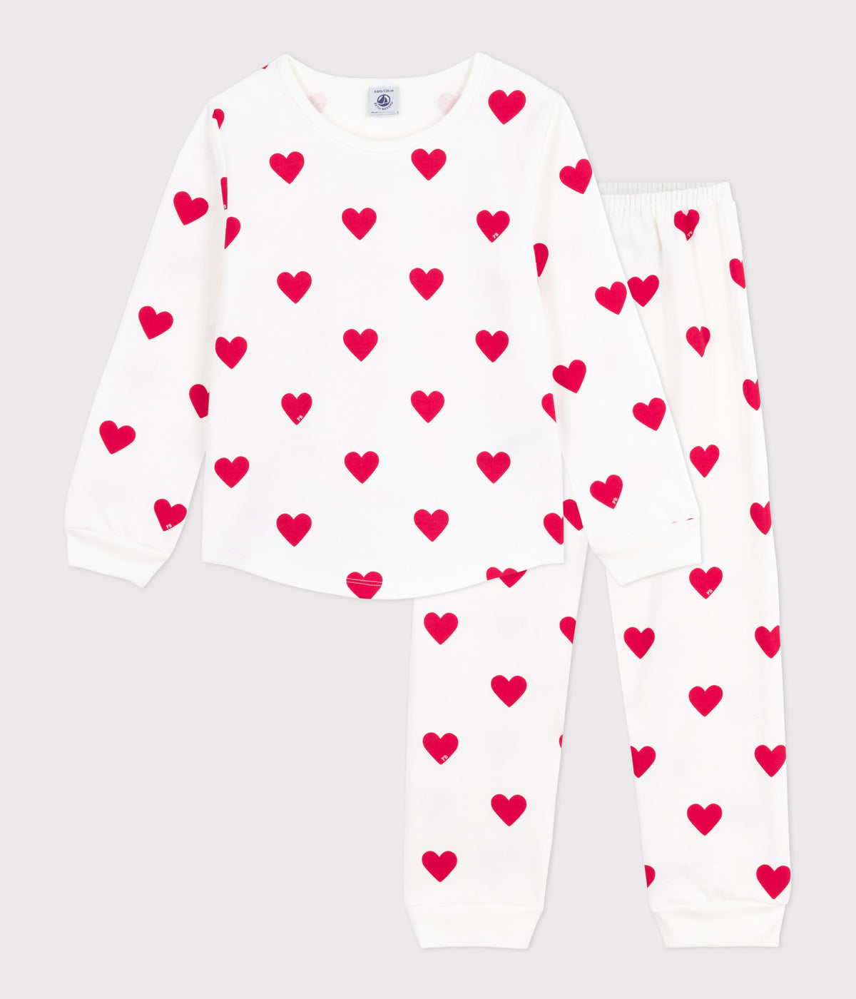 pyjama-cœur-en-molleton-enfant