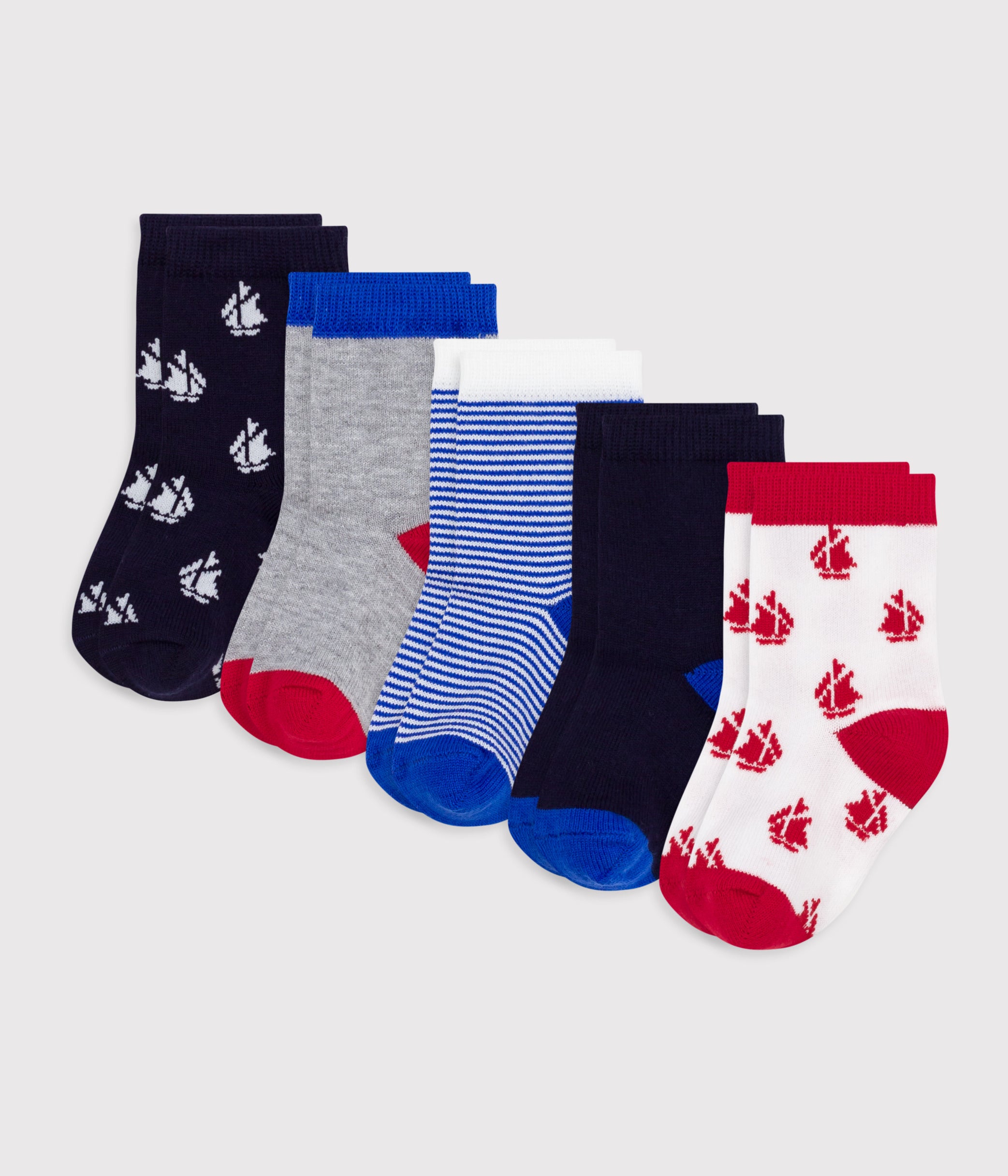 lot-de-5-paires-de-chaussettes-bébé-imprimé-bateaux