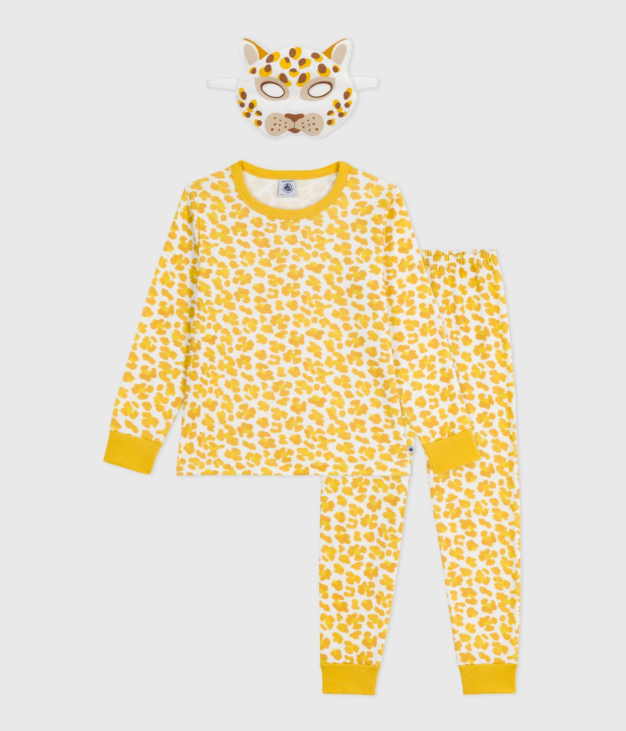 pyjama-déguisement-enfant-en-coton-imprimé-léopard