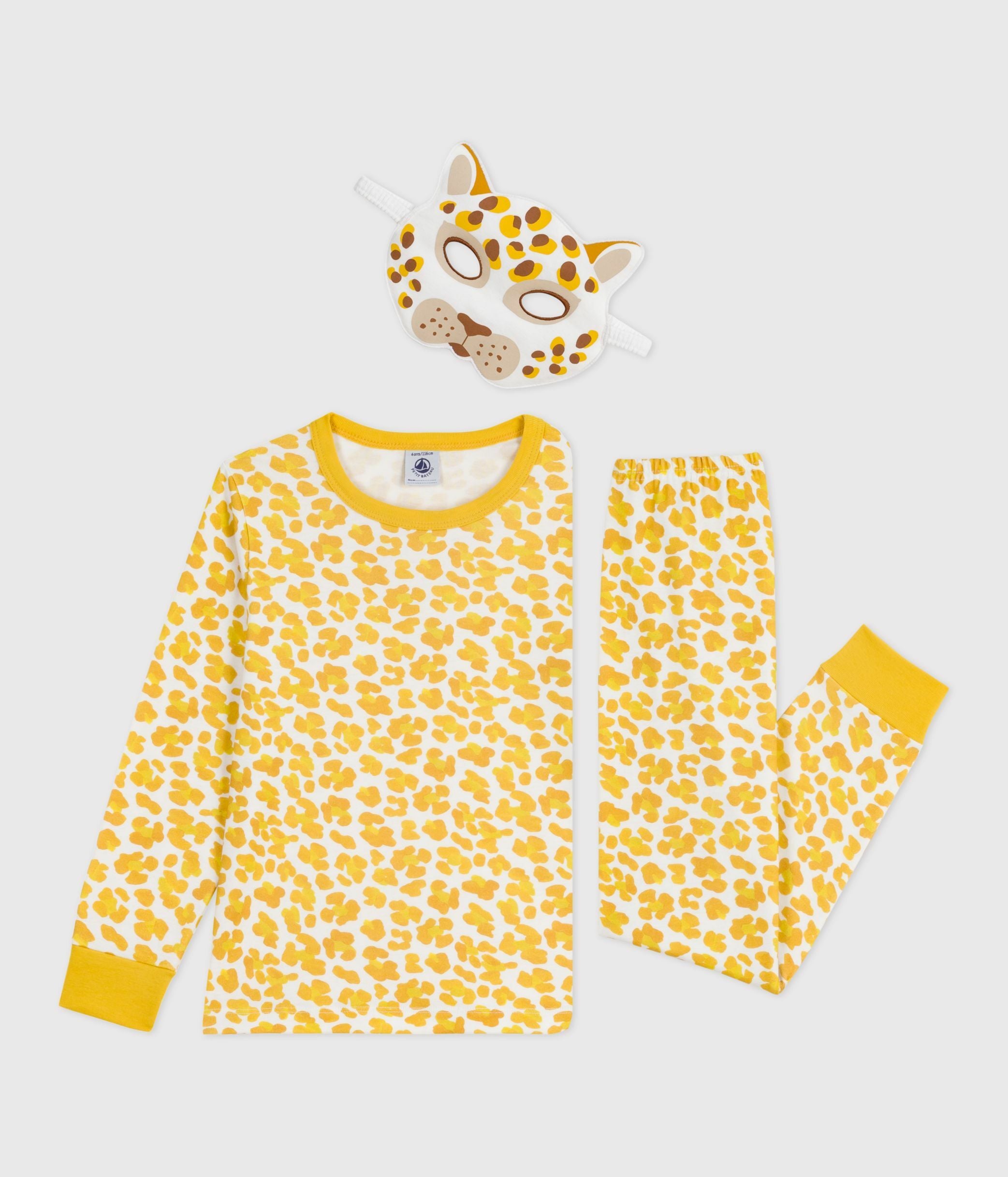 pyjama-déguisement-enfant-en-coton-imprimé-léopard