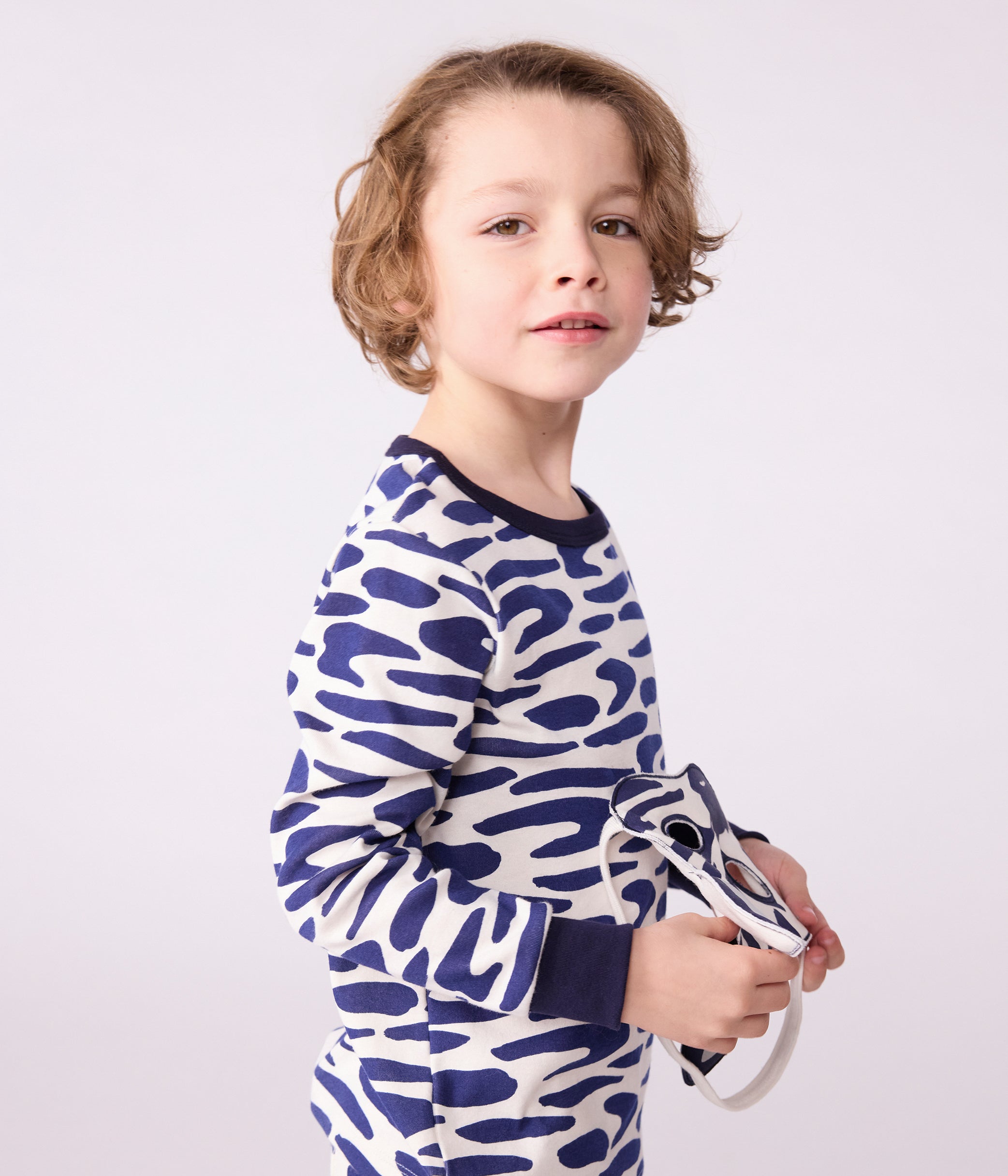 pyjama-déguisement-enfant-en-coton-imprimé-zèbre