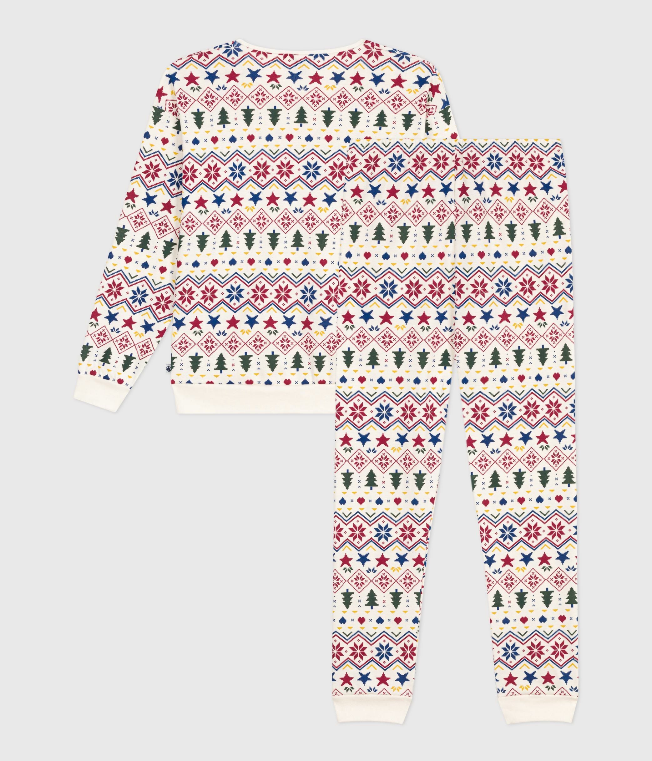 pyjama-femme-en-coton-imprimé-noël