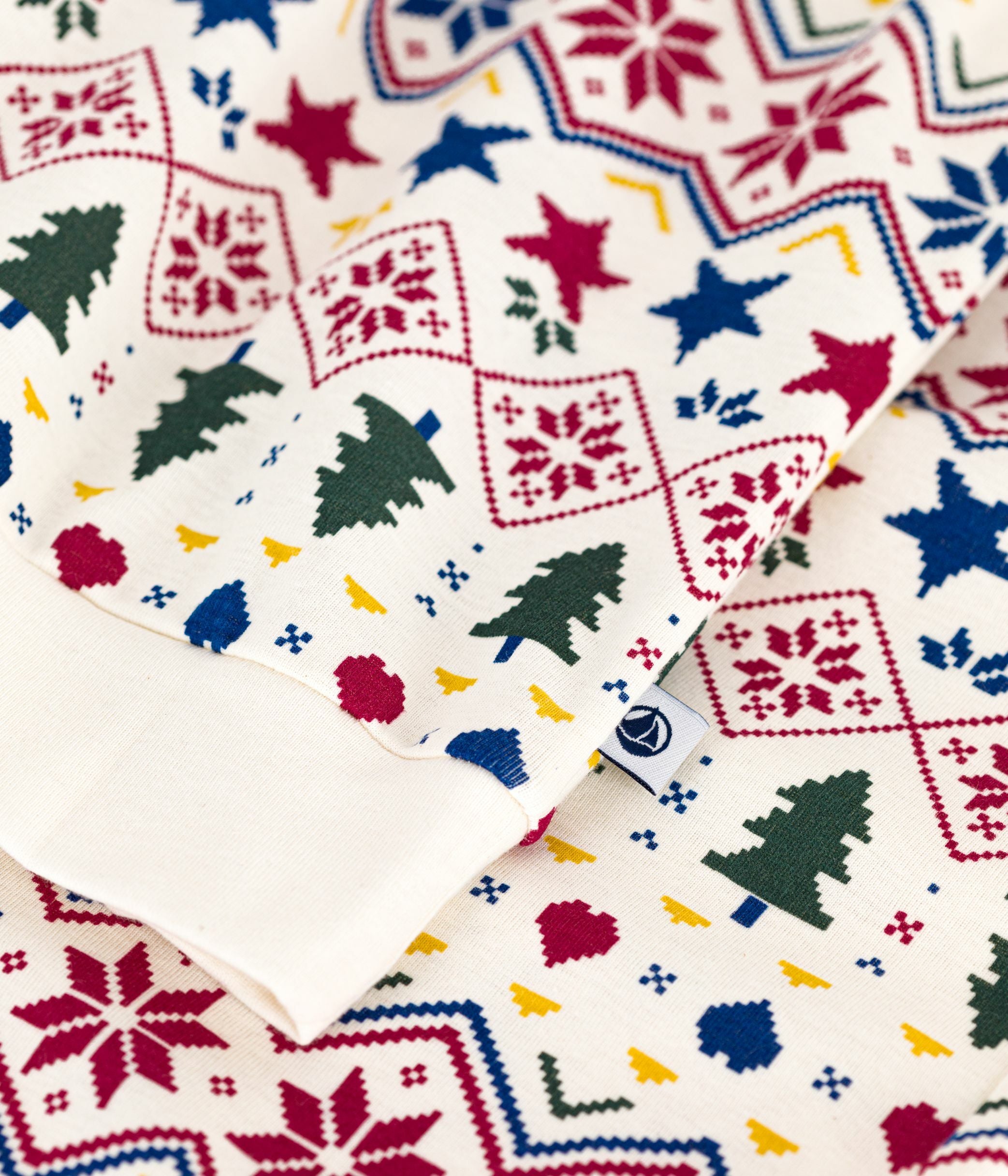 pyjama-femme-en-coton-imprimé-noël