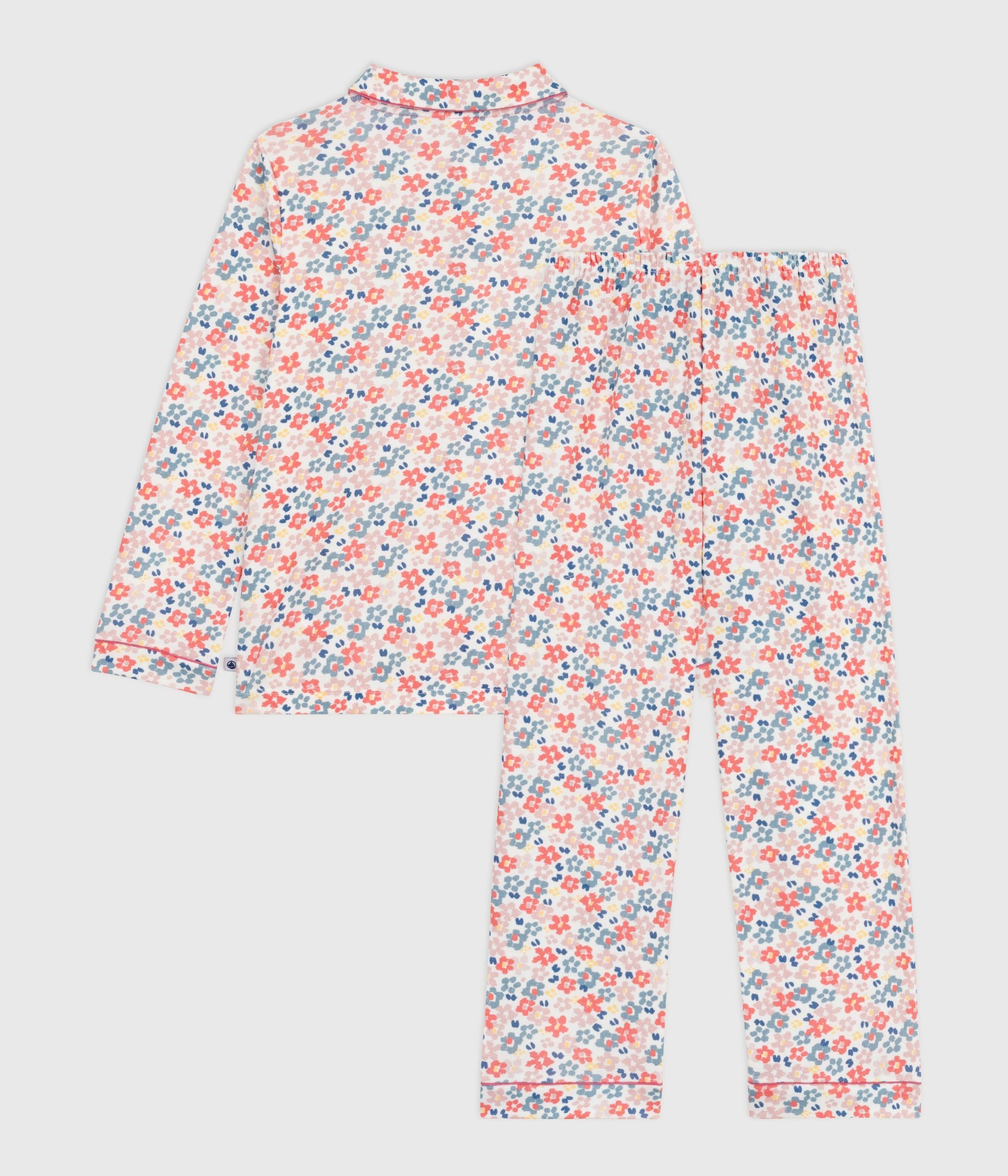 pyjama-boutonné-enfant-en-coton-imprimé