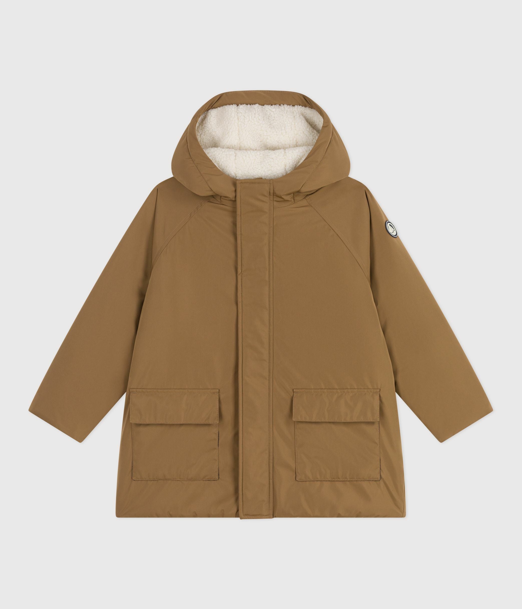parka-enfant-mi-longue-unie