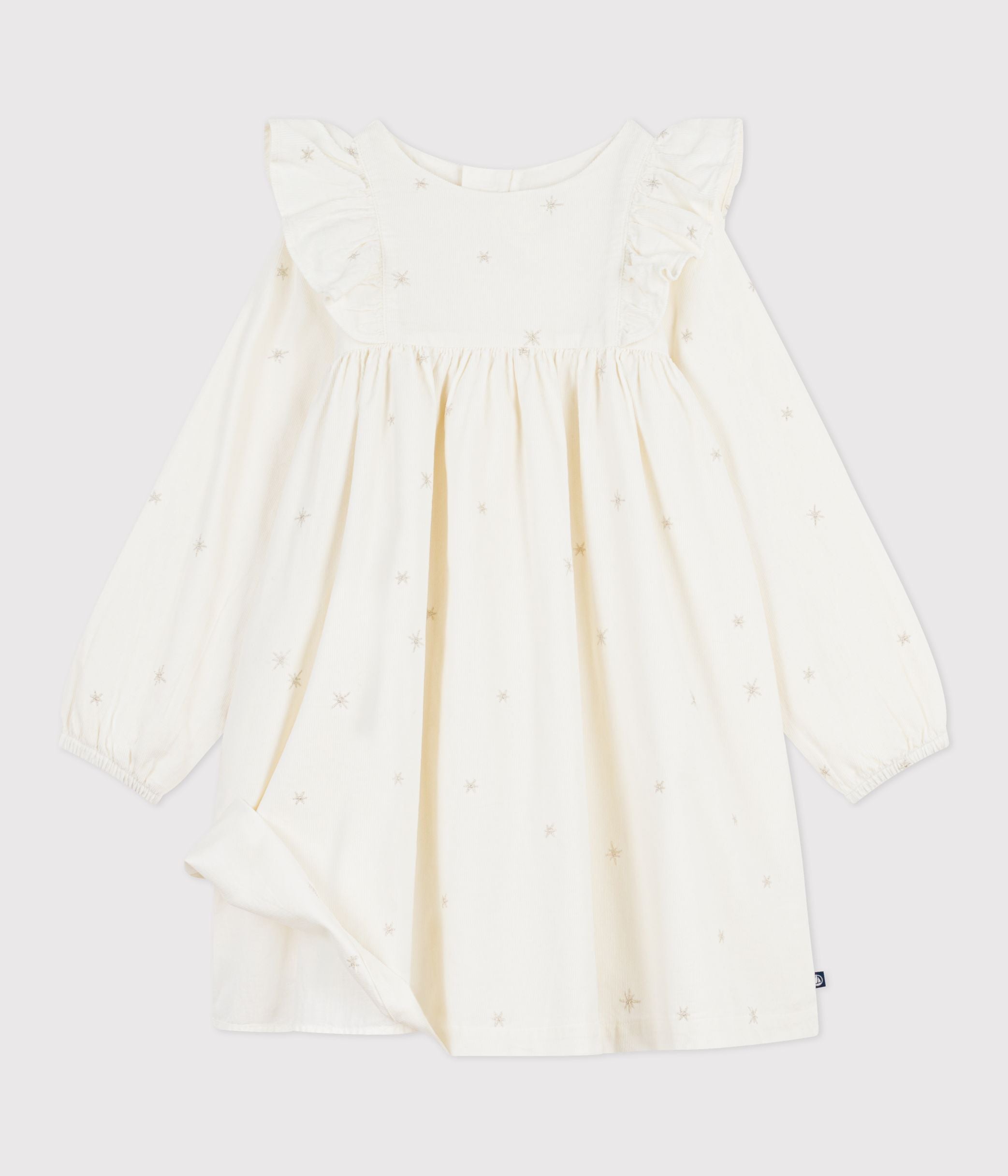 robe-enfant-manches-longues-en-velours-unie