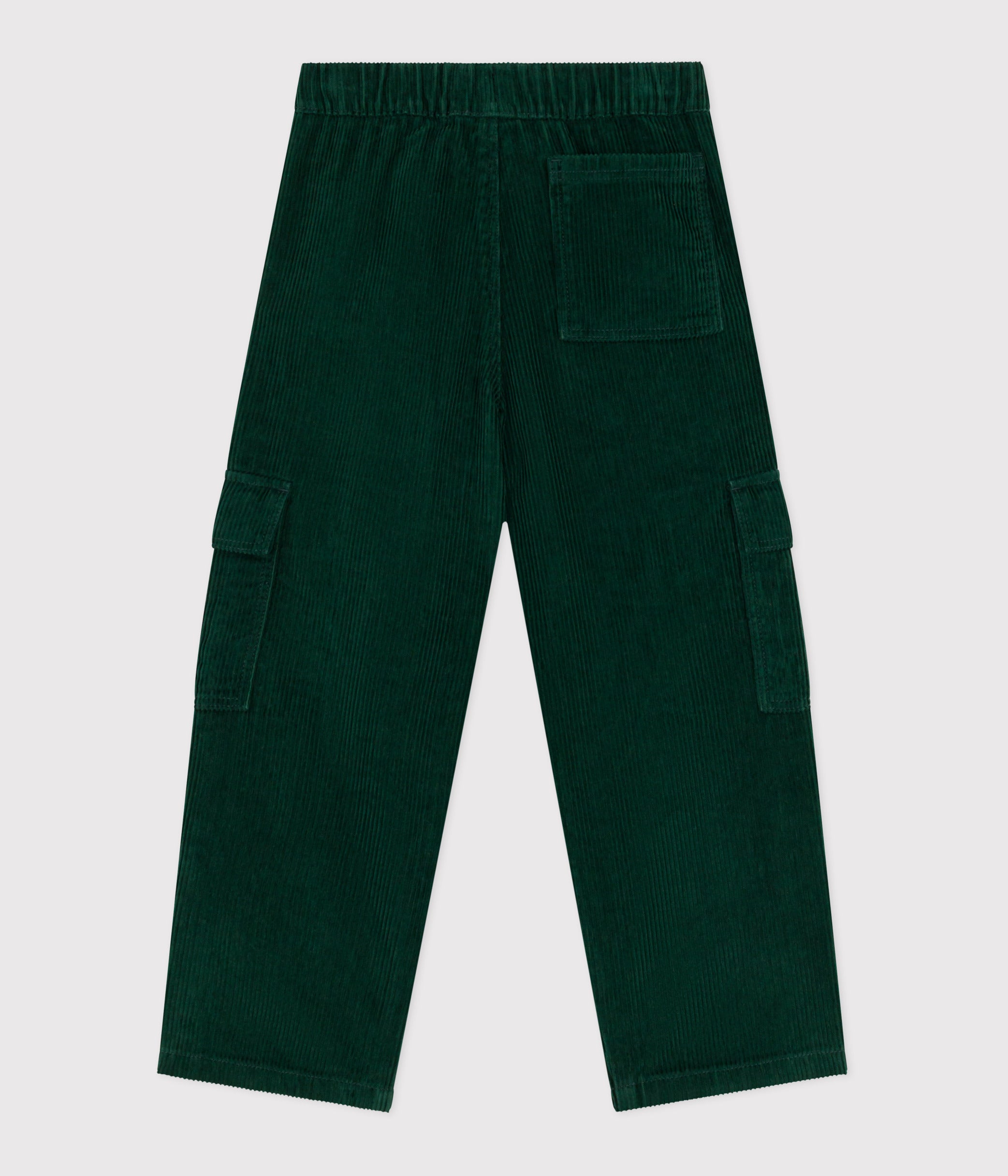 pantalon-cargo-enfant-en-velours-uni