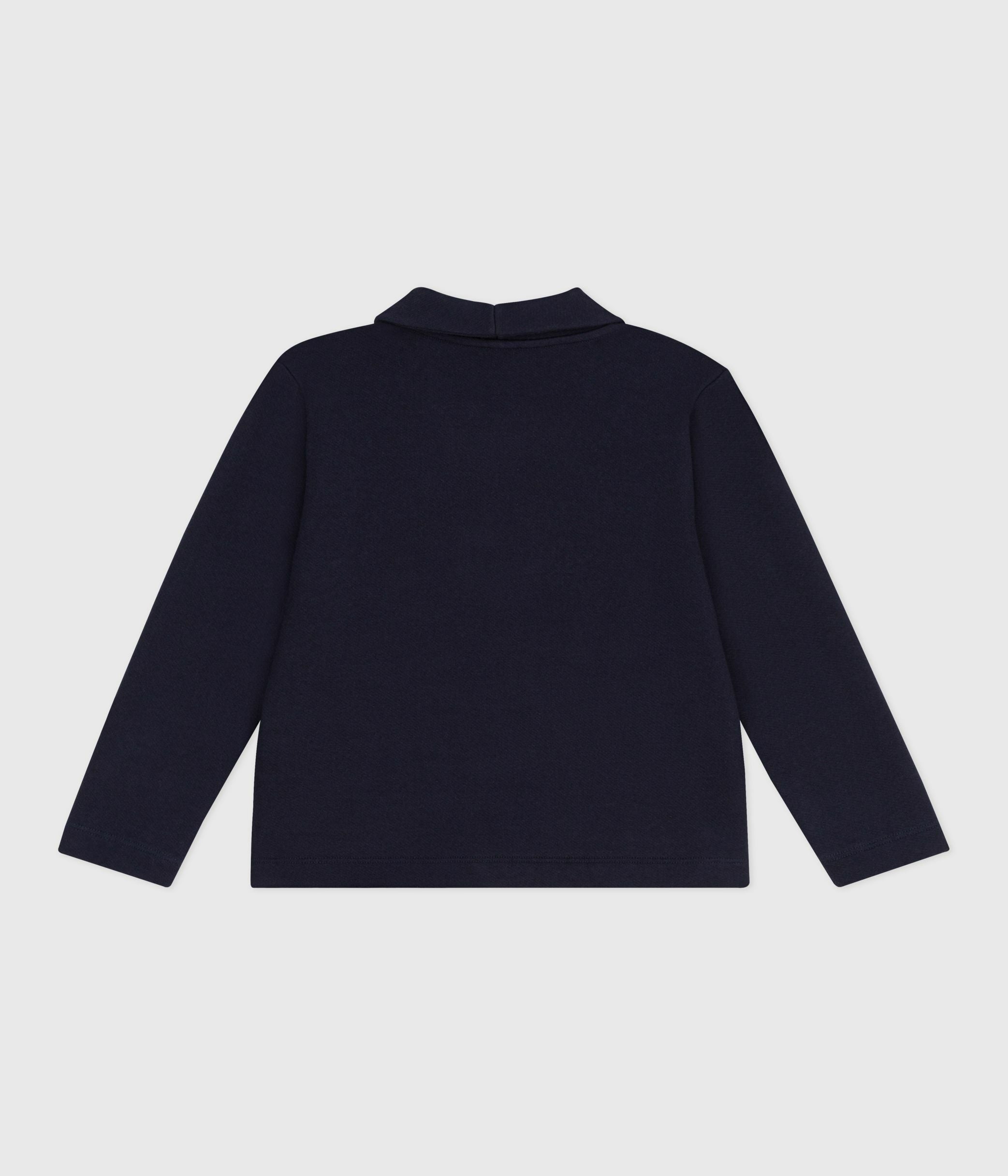 cardigan-enfant-en-coton-uni